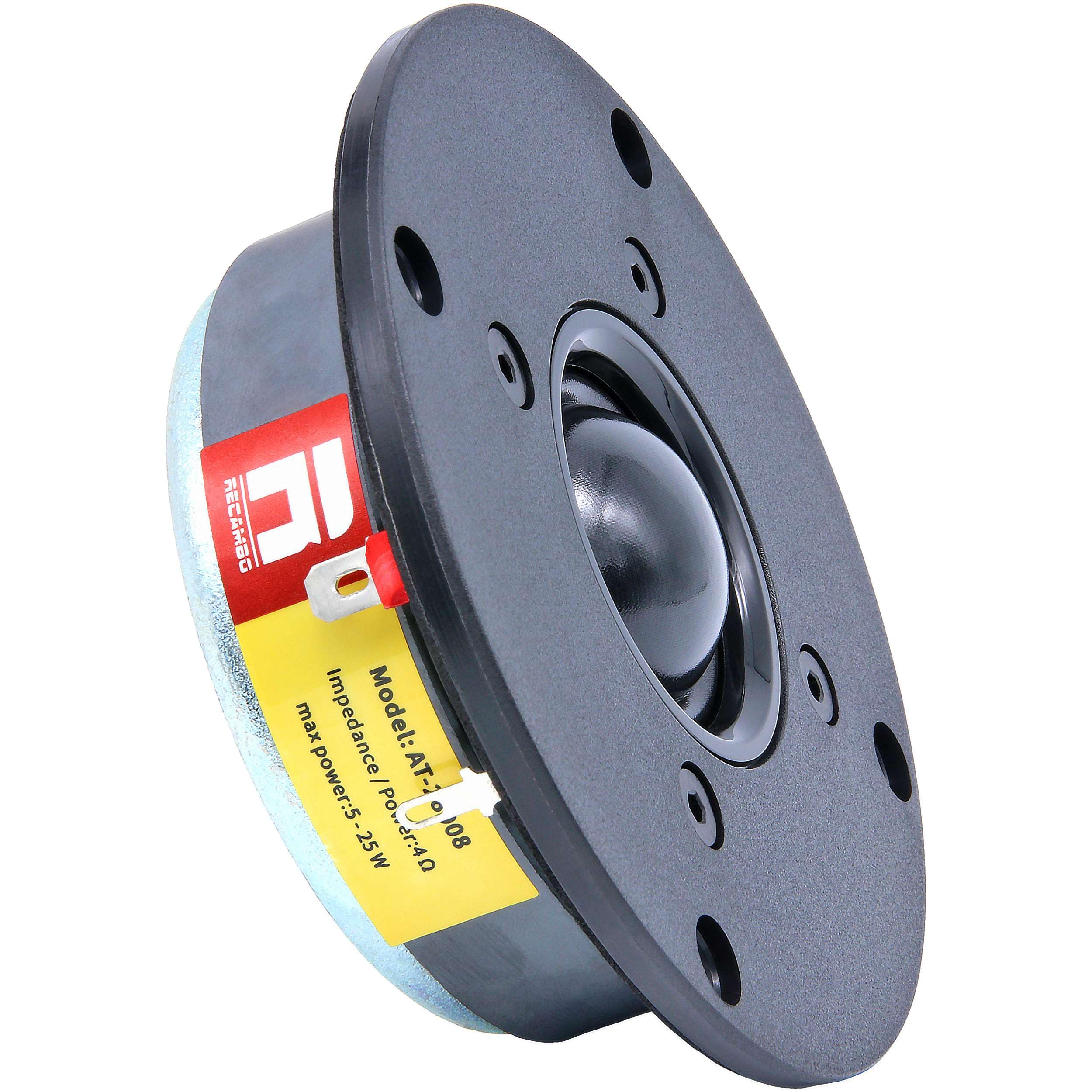 Recambo Lautsprecher Mittel-/Hochtöner 100mm (4") 25 W 3.8 Ohm Gummi-Sicke - klarer Klang, universeller Ersatz, präziser Antrieb, einfache Montage, Car-HiFi Upgrade
