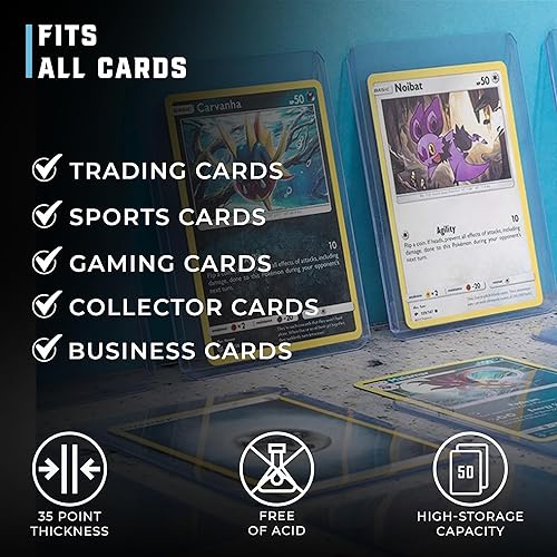 Miniatura 5 de Fundas para tarjetas CardGuard Top Loader, 50 unidades