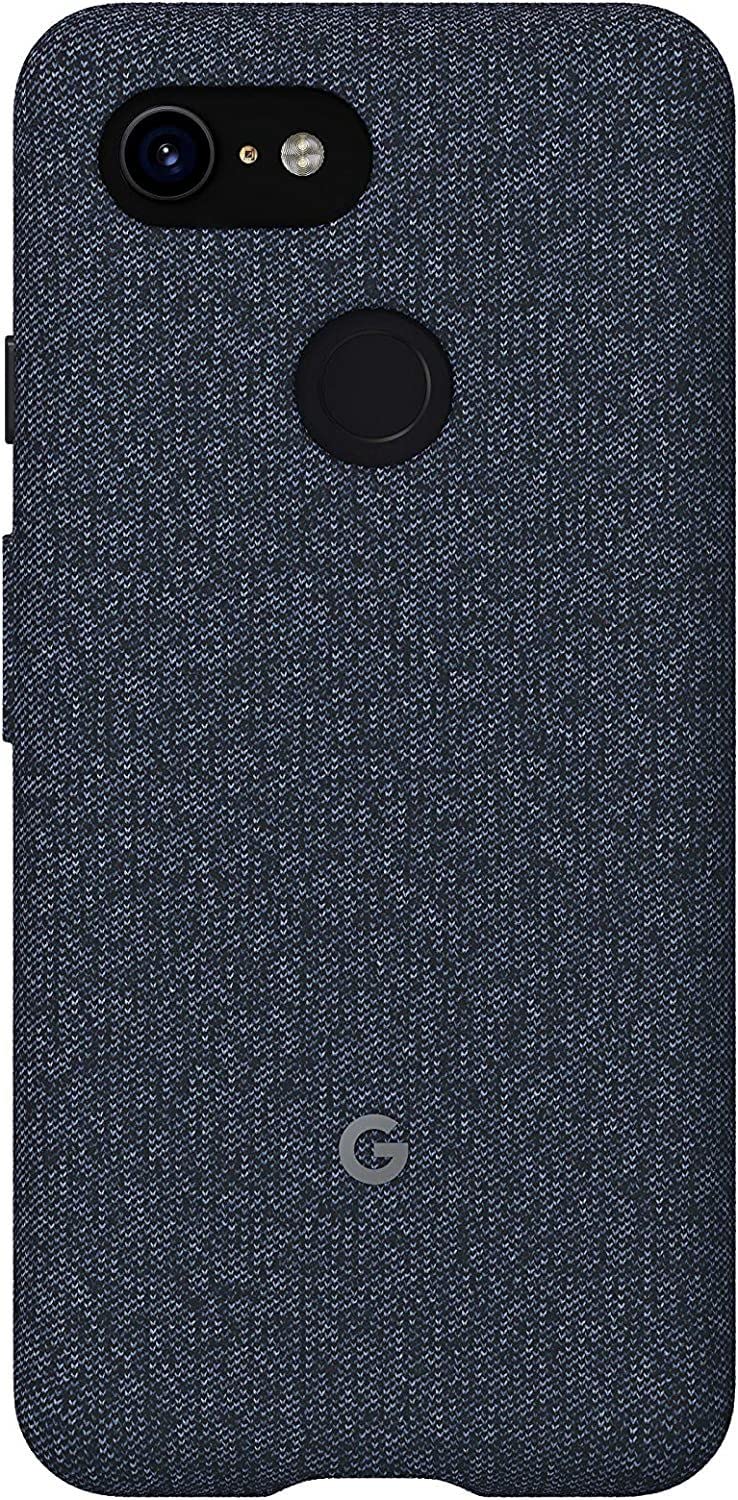 Google Fabric Case Cell Phone Case for Pixel 3 - Indigo Fabric