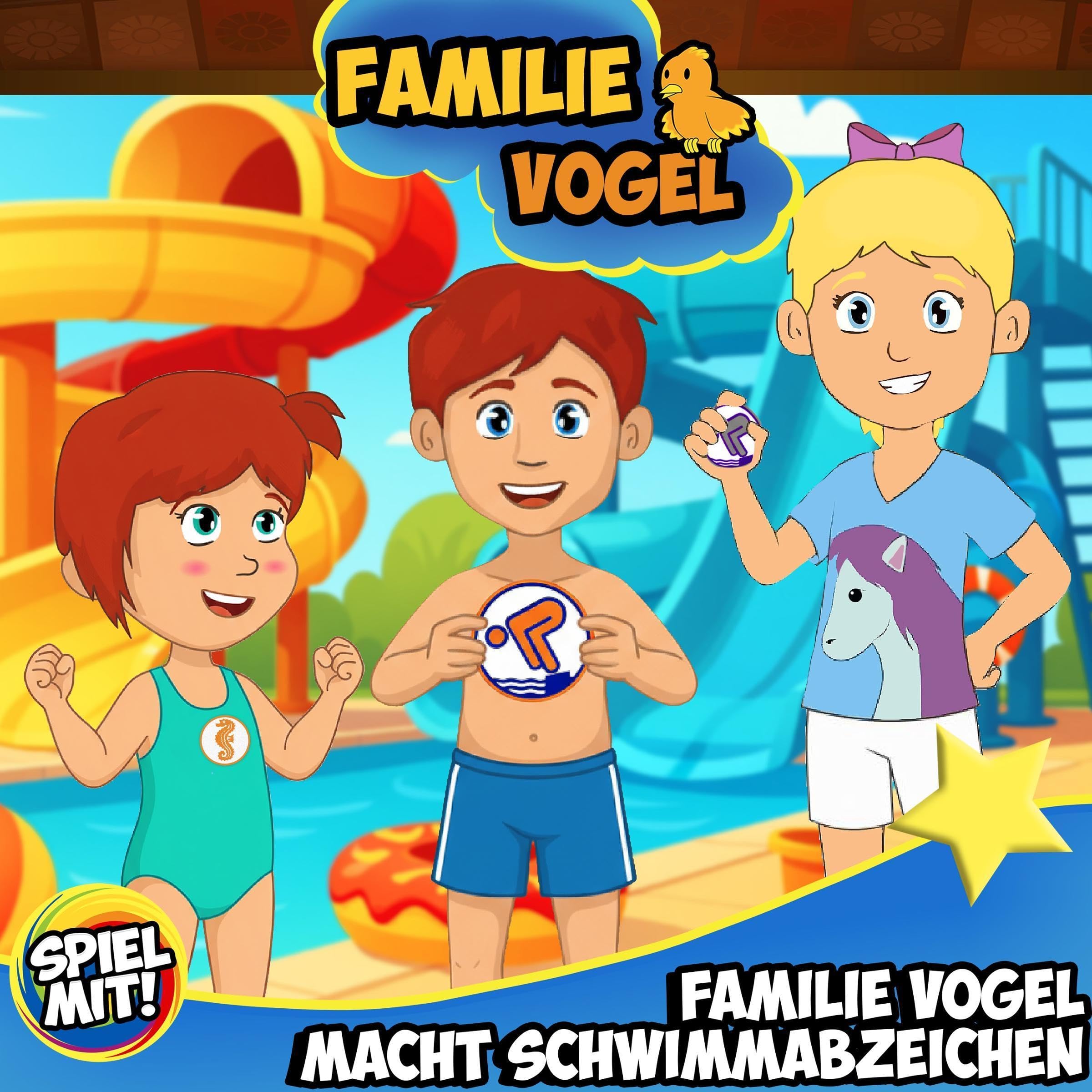 Cover art for Familie Vogel macht Schwimmabzeichen