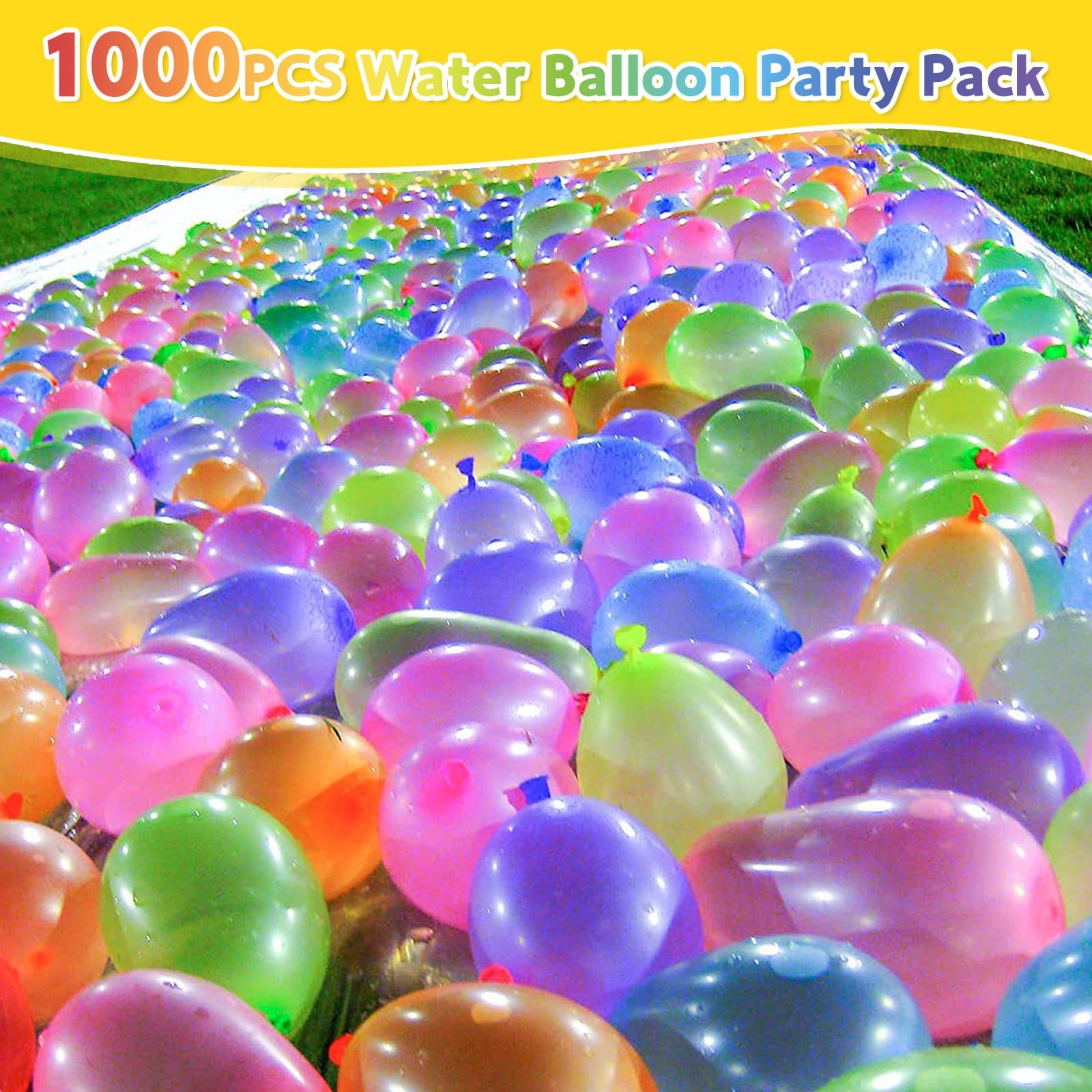 1000PCS Water Balloons for Kids & Adults Easy Quick Fill, Self Sealing Balloons for Summer Party and Outdoor Water Balloon Fight - Image 3