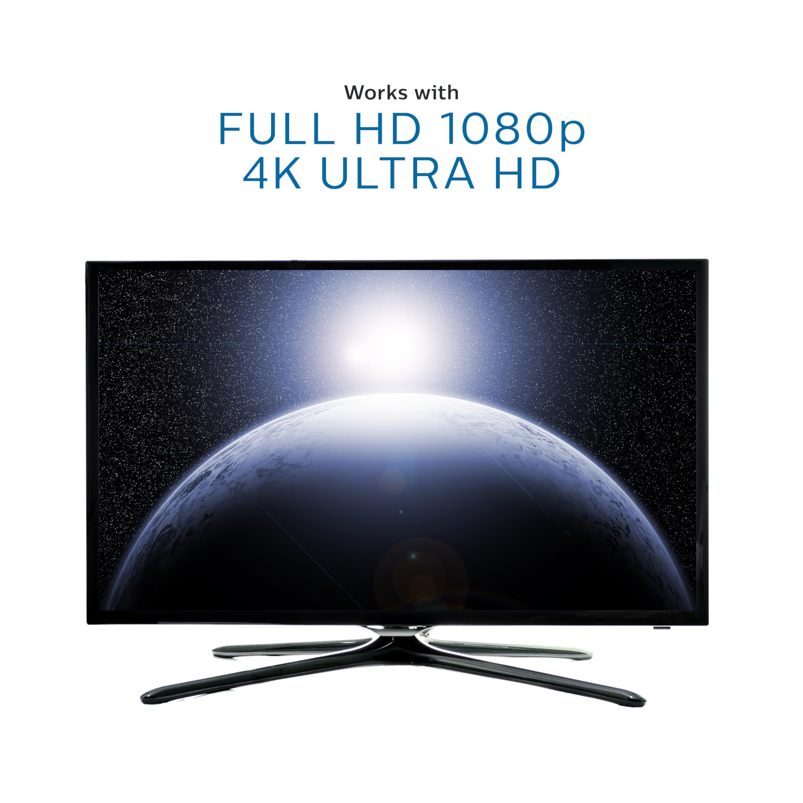 PHILIPS SWV3623W/37 Lot de 8 adaptateurs Mini DisplayPort vers HDMI, unidirectionnel, Audio et vidéo, Full HD 1080p, 4K Ultra HD, Design Compact et Portable, câble Blanc, pour Toutes Les Marques