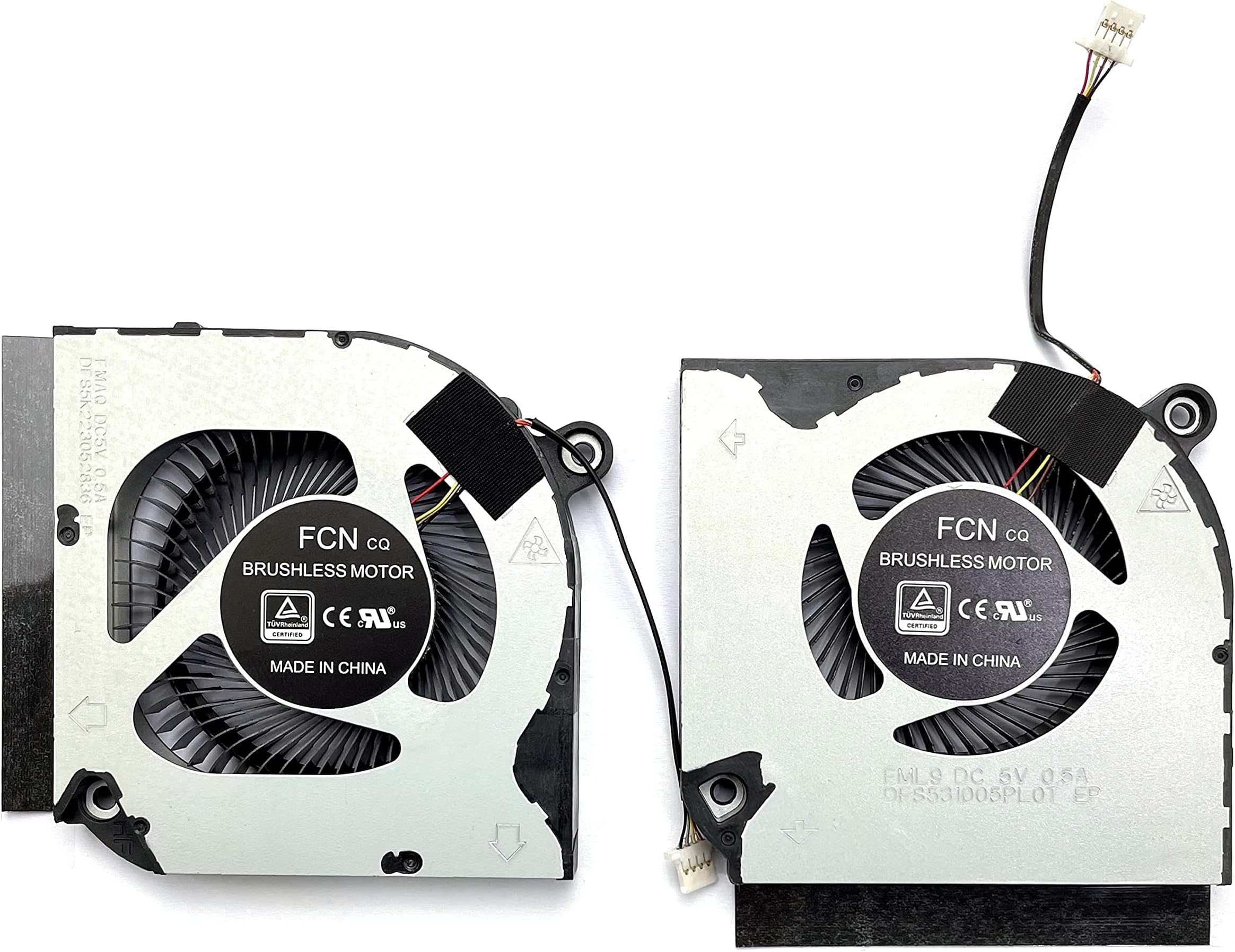 BestParts New CPU+GPU Cooling Fan Replacement for Acer Predator PH315-53 PH315-54 DFS5K223052836 Pair Fan