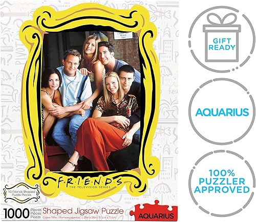 Miniatura 8 de AQUARIUS Rompecabezas de grupo de amigos (rompecabezas de 1000 piezas), sin deslumbramiento, ajuste de precisión, mercancía y coleccionables con