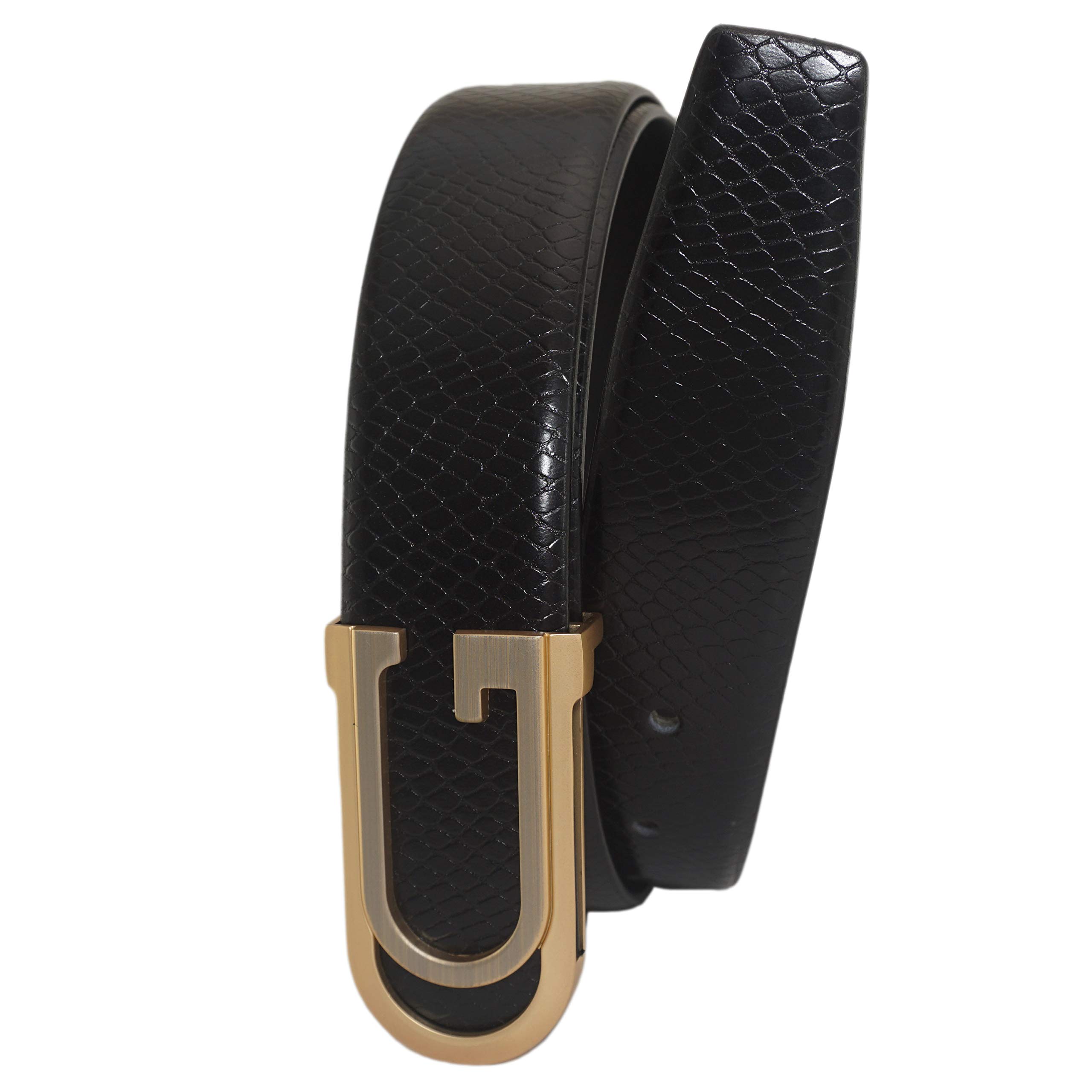 GIL Formal Signature Genuine Leather Belt | Width-34mm| Formal & Casual Belt for Men and Boys | Black-Brown | Size 30-42