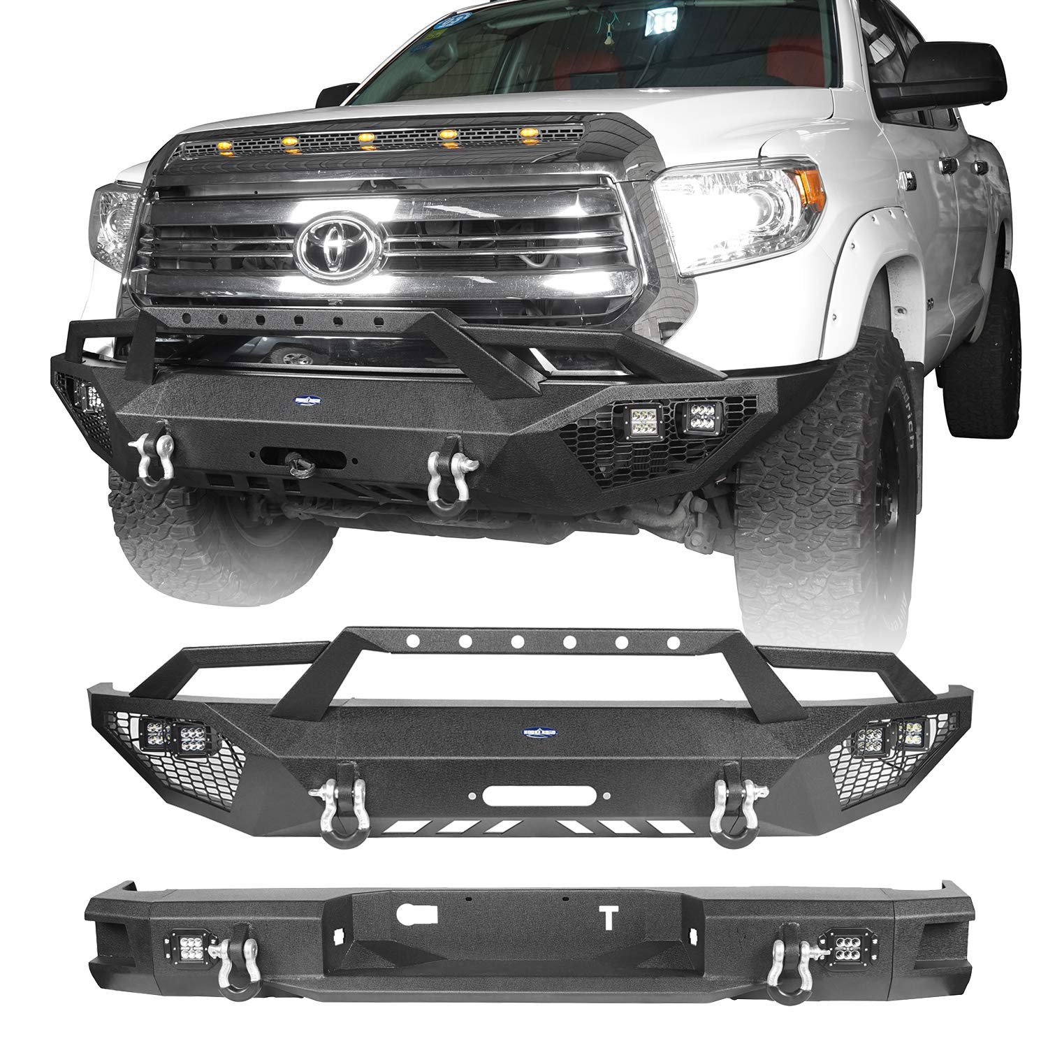 Tundra　英語版 Toyota Tundra 2004-2006 Double Cab Rock Sliders - White Knuckle