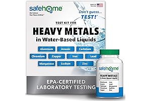 Safe Home® HEAVY METALS Test Kit: Accurately Detect 10 Metals in Various Liquids