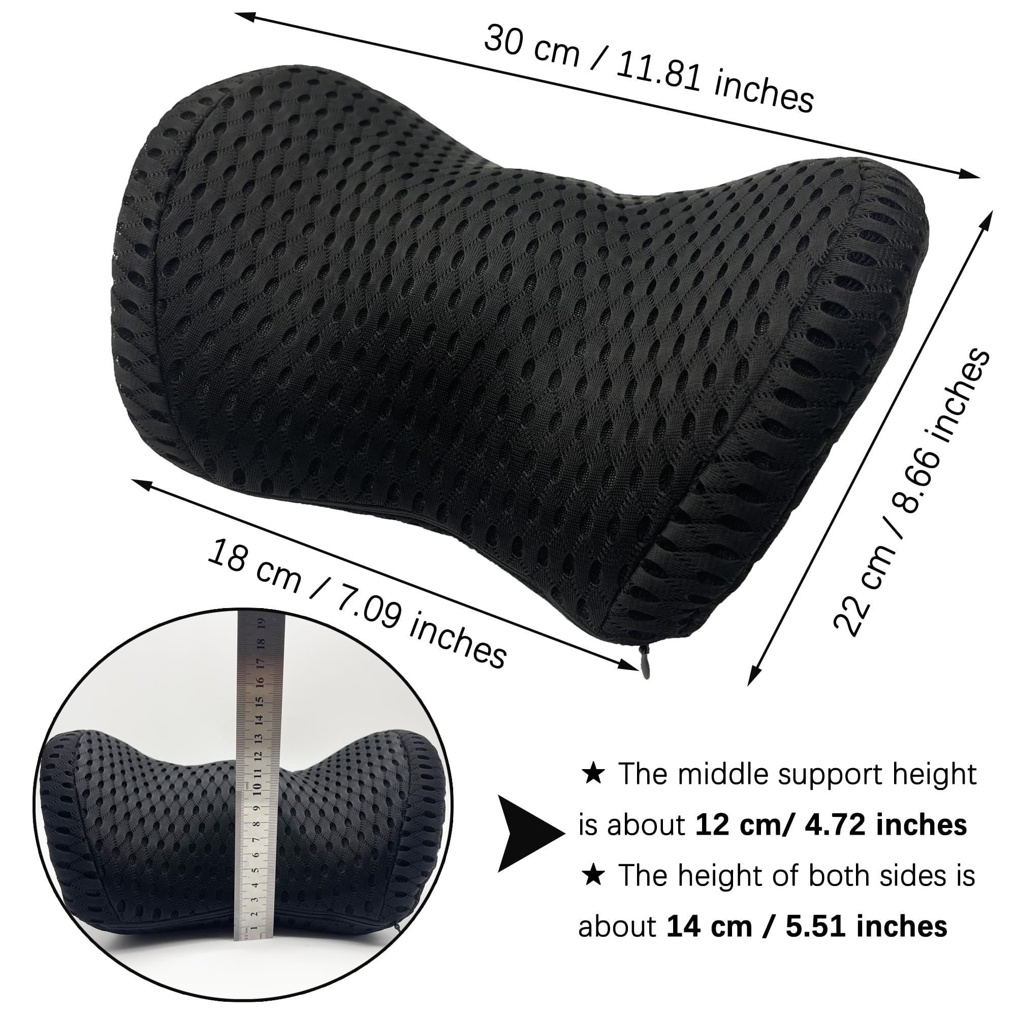 Oreiller De Cou De Voiture, Appuie-tête De Siège De Voiture Avec