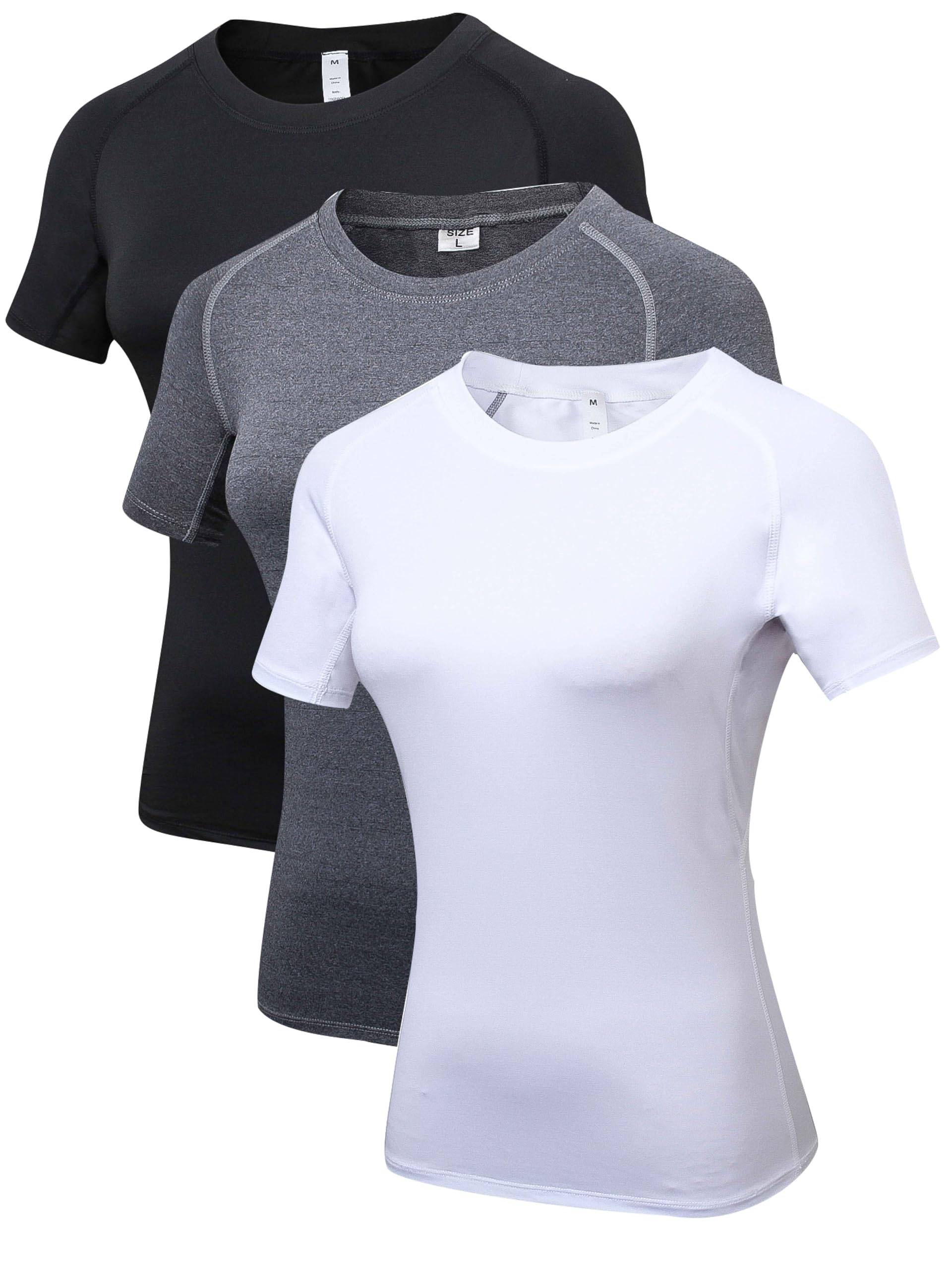 TAISIM Women's Compression Workout Shirt