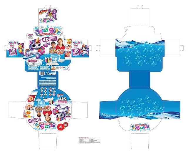 Foto 4 de 5 de Simba 106322452026 Aqua Gelz Set Special DIY Figuras 3D caseras con efecto resplandor Juego creativo…