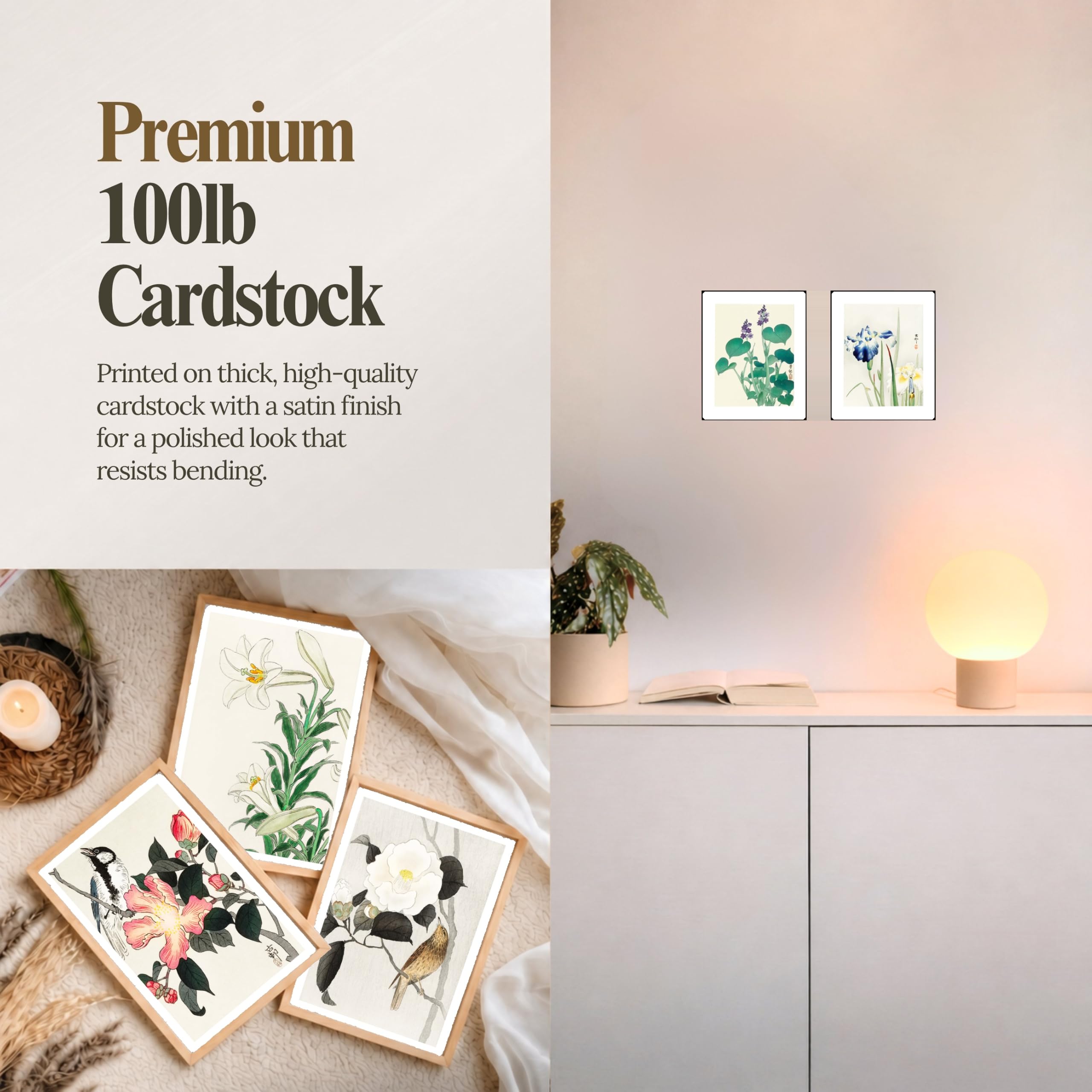 Amazon.com: Japanese Botanical Prints | Oriental Floral Wall Art