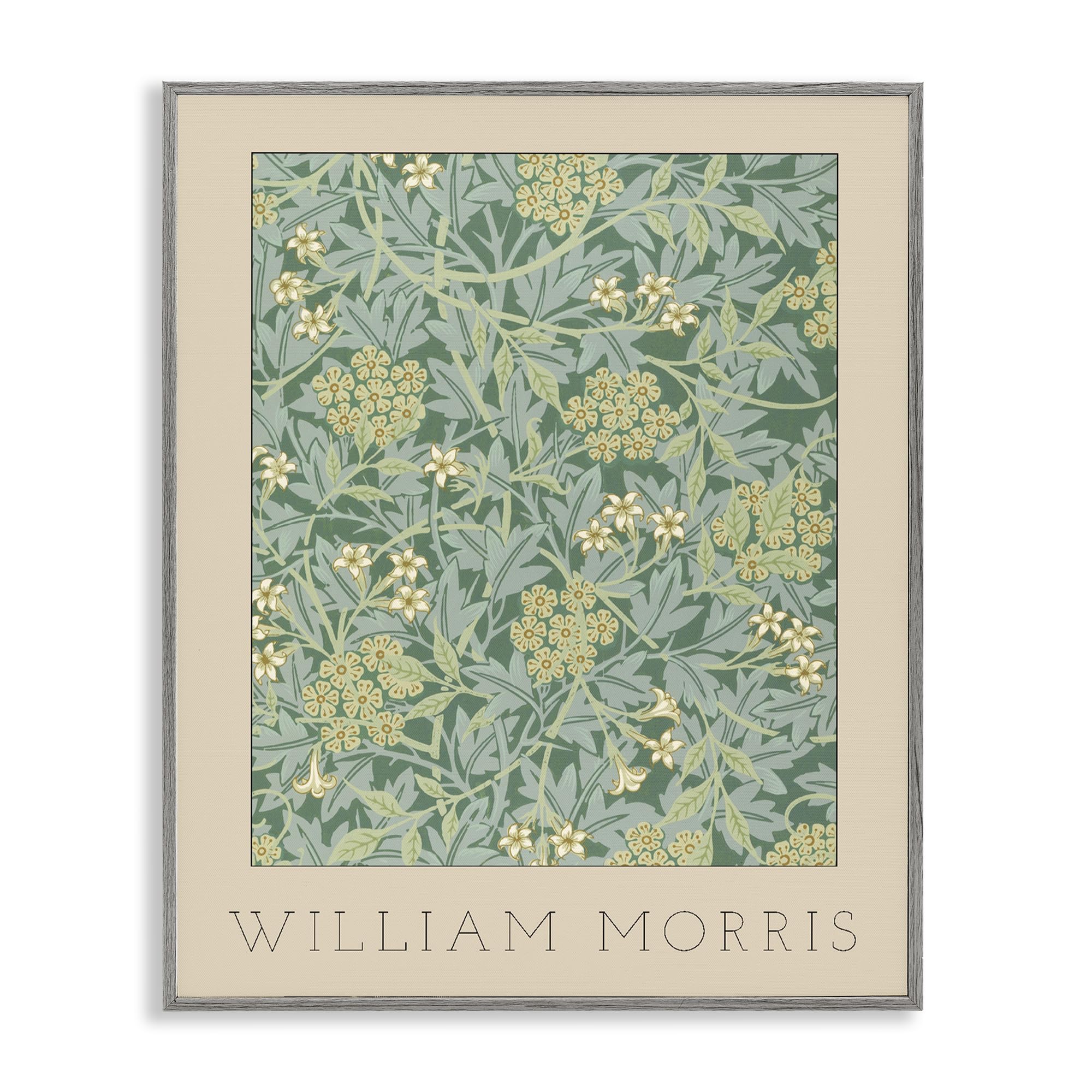 'William Morris Green Tones'| Framed Giclee Art