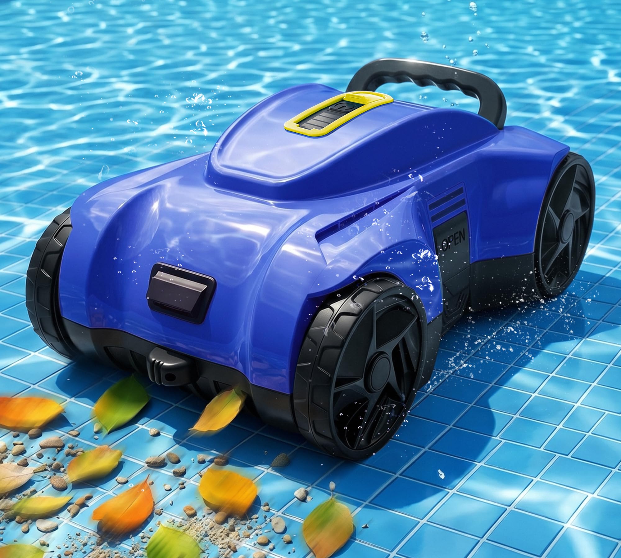 LanOcean Robot limpiador automático inalámbrico de piscinas