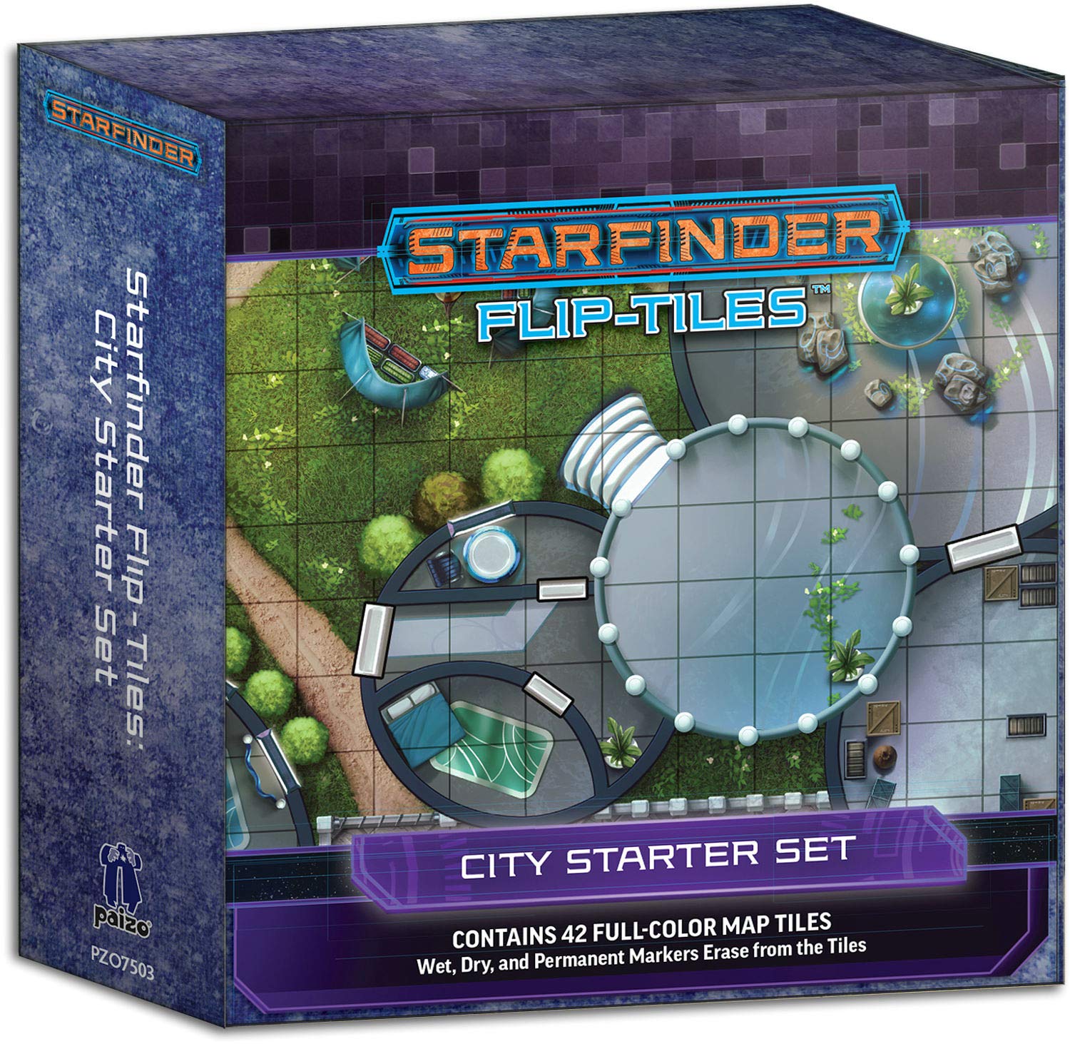Starfinder Flip-Tiles: City Starter Set
