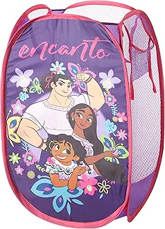 Idea Nuova Disney Encanto Pop Up Hamper with Durable Carry Handles, 21'' H x 13.5'' W X 13.5'' L