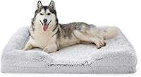Vista 71 de Bedsure - Cama ortopédica mediana para perros, sofá cama impermeable para perros medianos, espuma de soporte con funda extraíble y lavable, forro