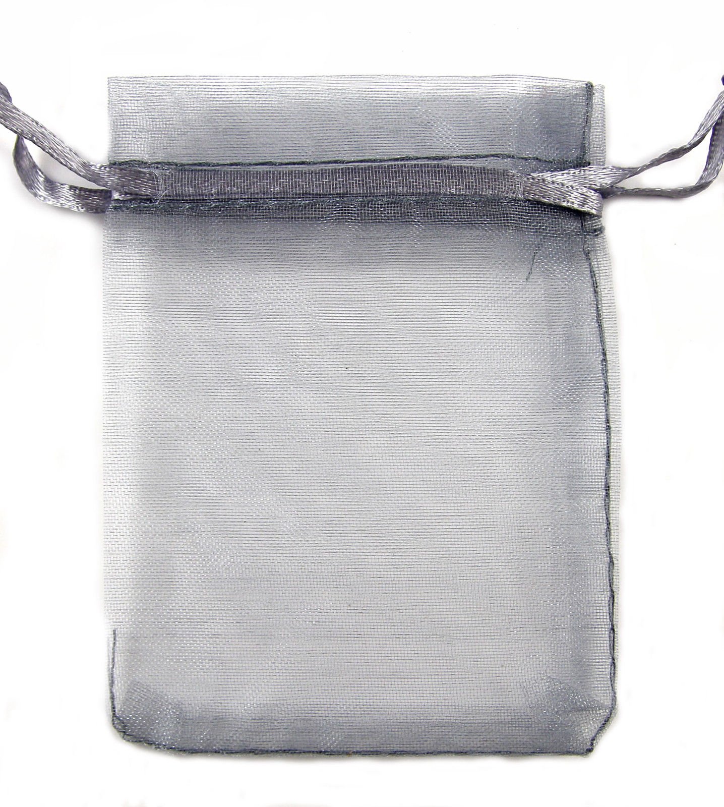 Boolavard® TM 50 Party Xmas Gift Bags Jewellery Pouches Mixed Organza Bridal Wedding Purple Blue Pink Yellow Black 7 * 9 cm, Green (Grey)