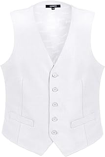 White Waistcoat For Men Picks collage image 1