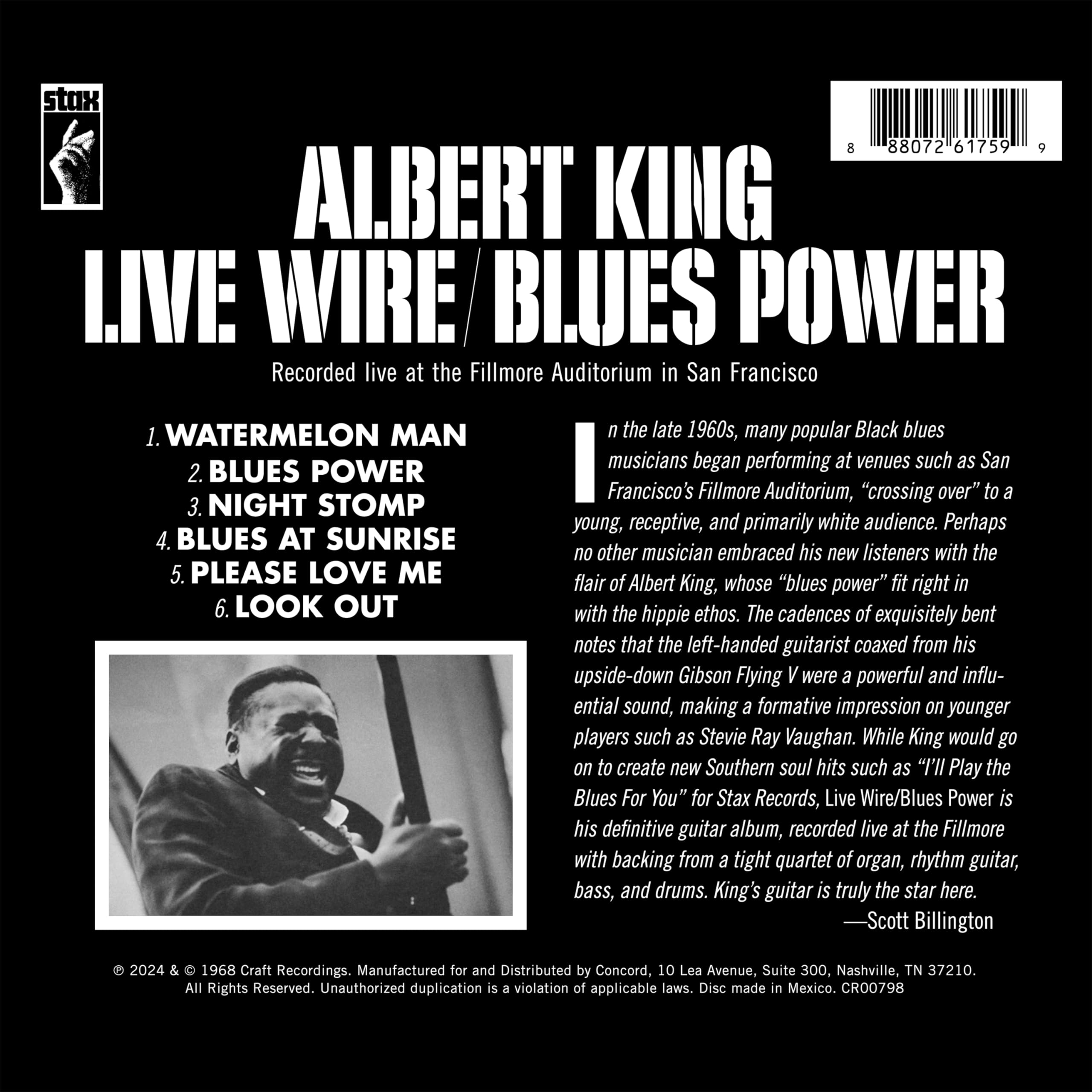 Live Wire/Blues Power (Bluesville Acoustic Sounds Series)