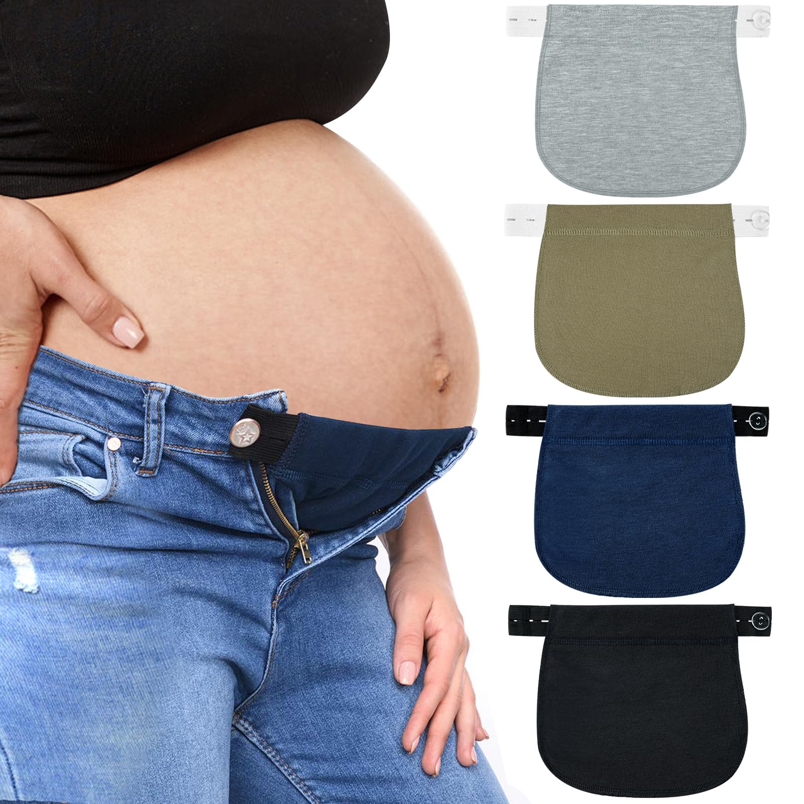 élastique Pantalon De Femme Enceinte Pantalon Grossesse Elastique - Main Image