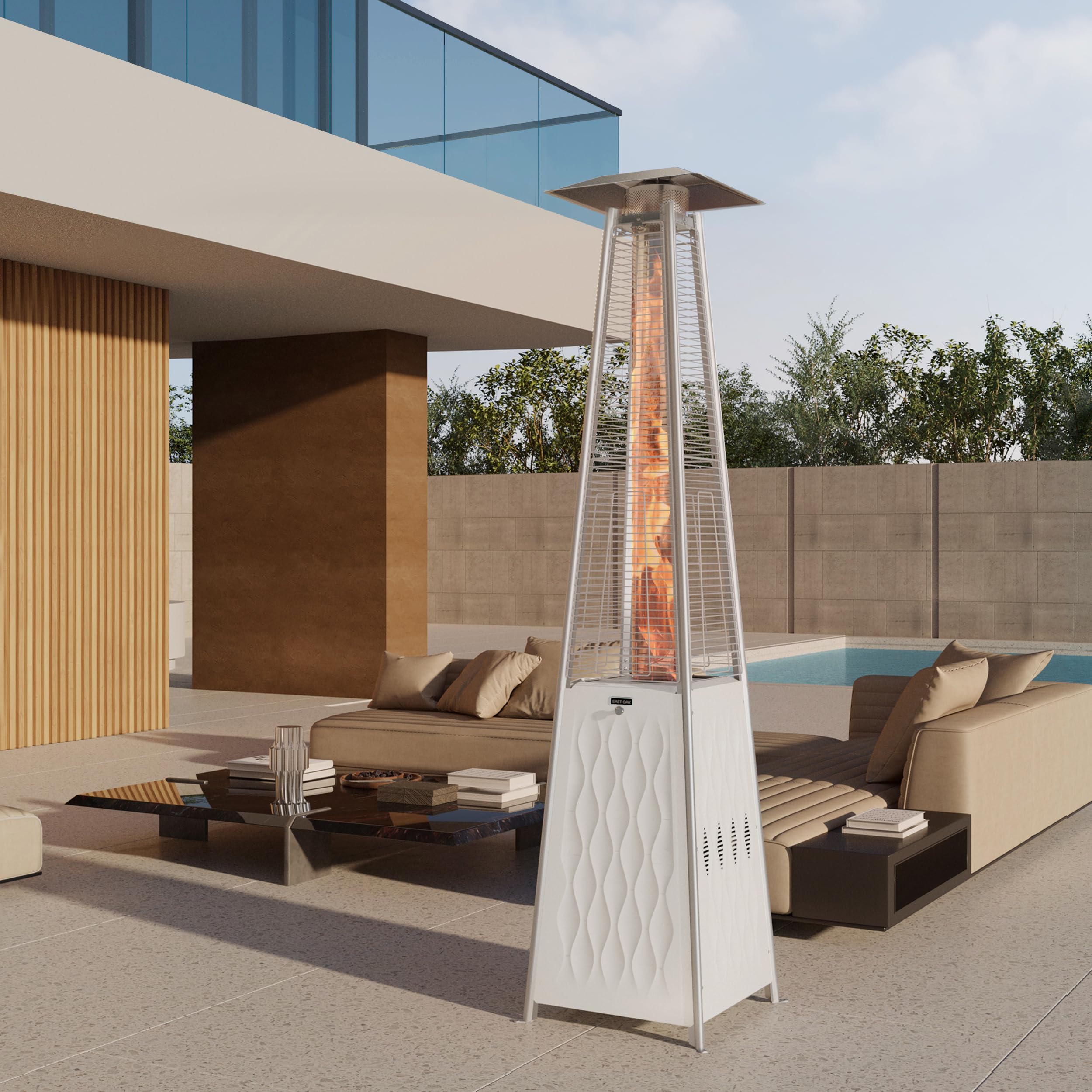 EAST OAK Pyramid Patio Heater