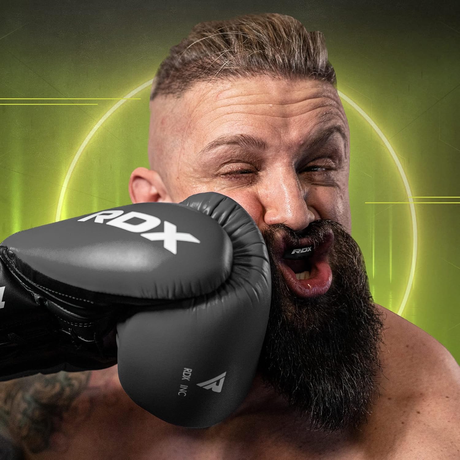 RDX Mouth Guard for Boxing MMA Kickboxing Muay Thai Judo Karate - Adult Gum Shield Mouthpiece Jaw Protector with Storage Case, Martial Arts Football Lacrosse Hockey Contact Sports - Above 12 Years Age - Image 8