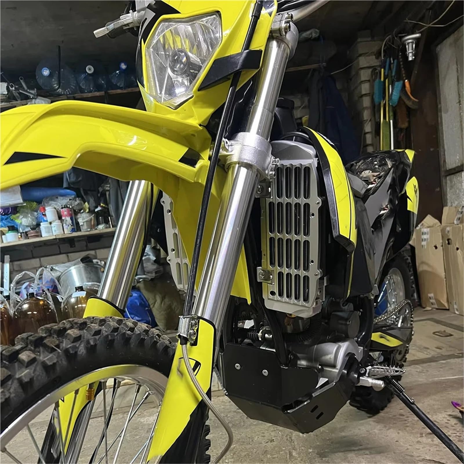 Motocykl Przednia Osłona Chłodnicy Pasuje do motocykla Racer SR-X2 Cross X2 SRX2 Akcesoria motocyklowe Osłona chłodnicy Osłona grilla Osłona ochronna Części zamienne(Blue)