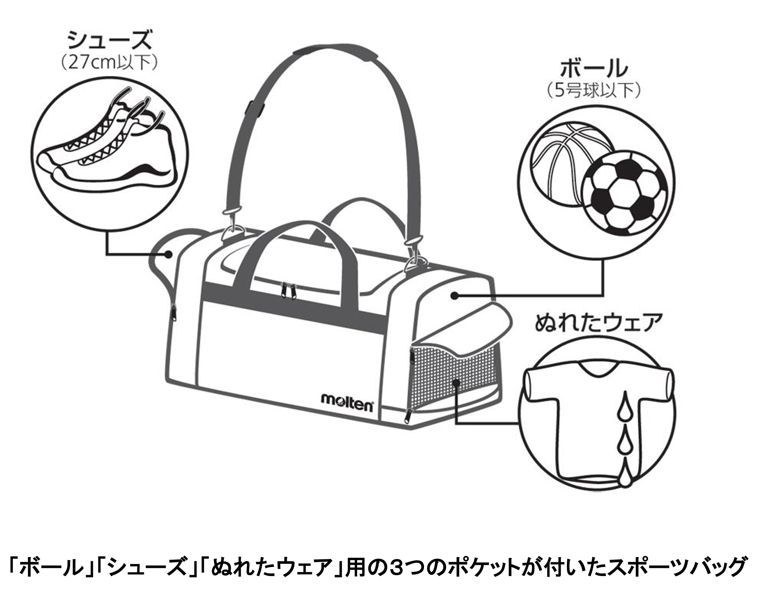 Molten TPBBK Three Pockets Bag, Black