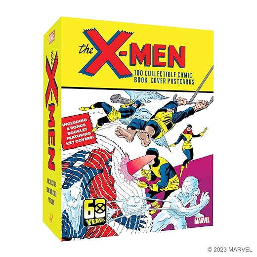 The X-Men: 100 Collectible Comic Book Cover Postcards (Marvel)