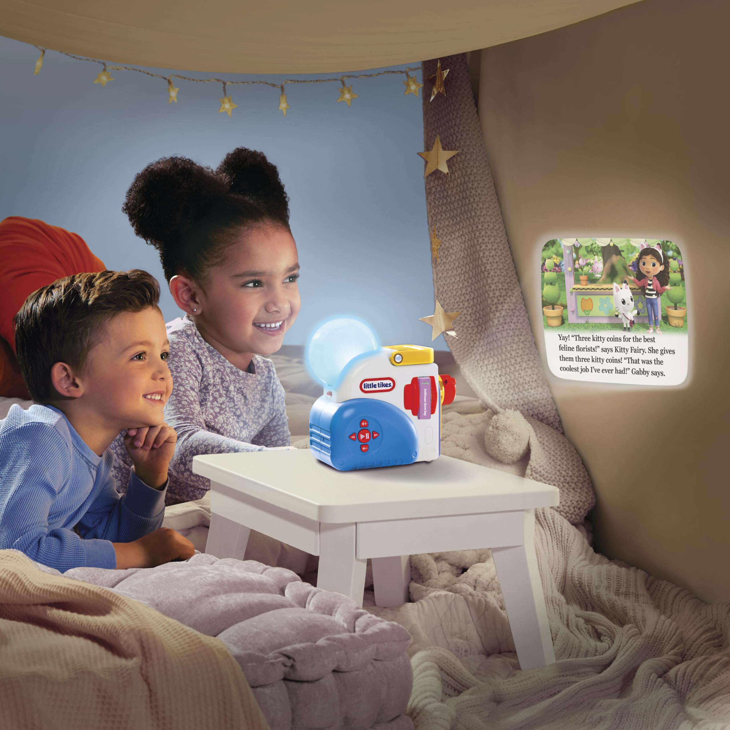 Little Tikes Story Dream Machine DreamWorks Animation's Gabby's Dollhouse Collection, 3 Stories, Character, Projects Storytime for Kids, Audio Fun Toy, Ages 3+ Years - 5