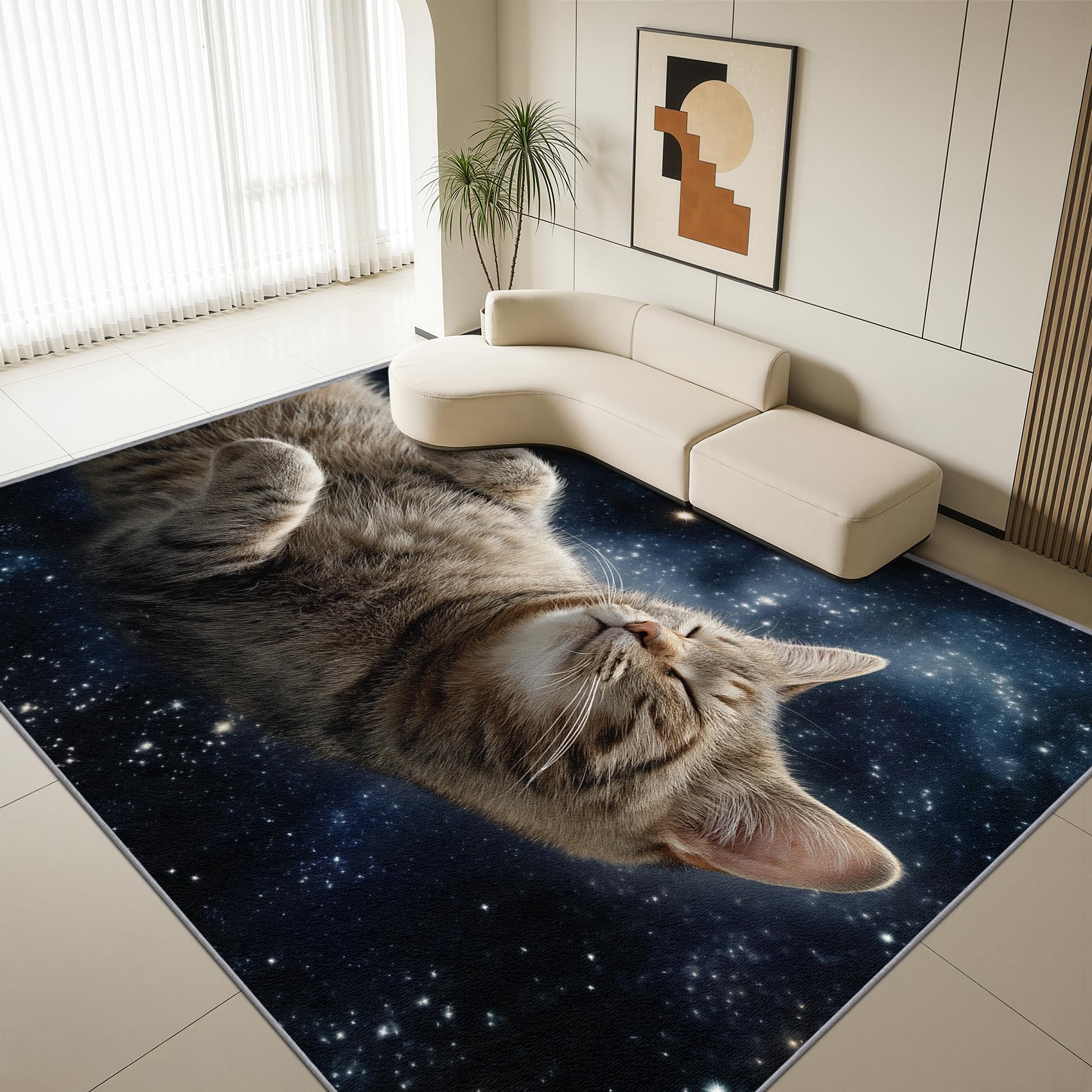 Mistela Katze Teppich 100x200 cm Süße