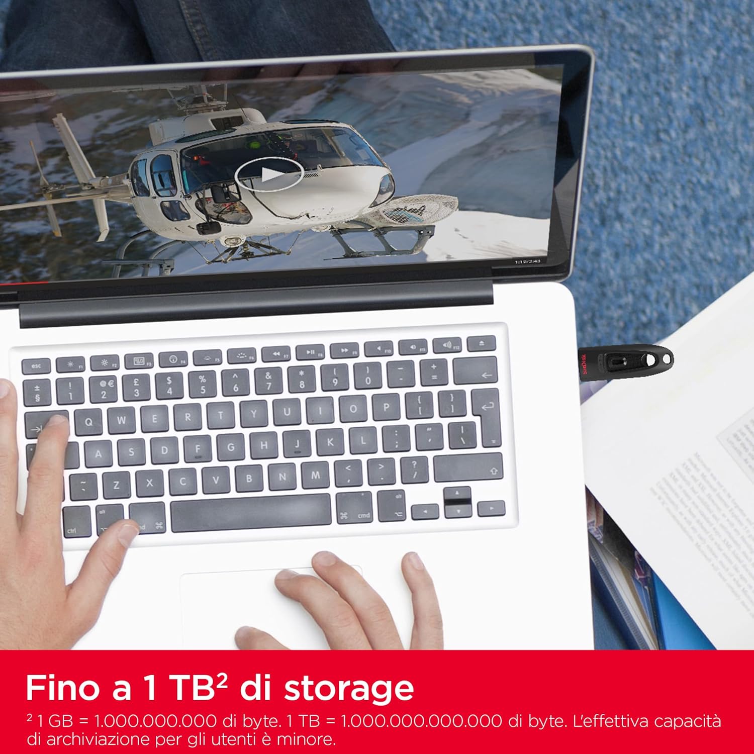 Ultra Unit+á Flash USB 3.0 1 TB (Storage affidabile per documenti - Chiavetta USB - Immagine 2