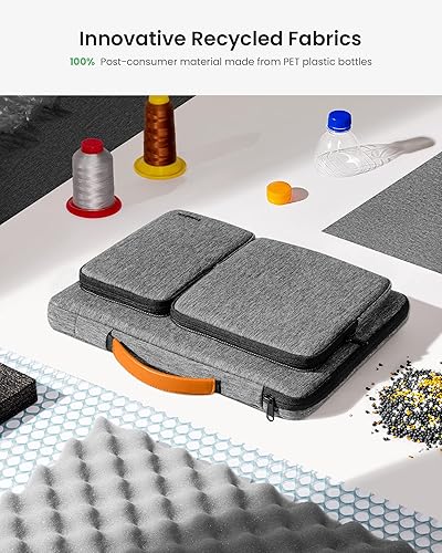 Miniatura 6 de tomtoc Funda protectora 360 para portátil de 13 pulgadas para nuevo MacBook Air M4A3240, M3A3113, M2A2681, M1A2337, MacBook Pro de 13 pulgadas M2M1,