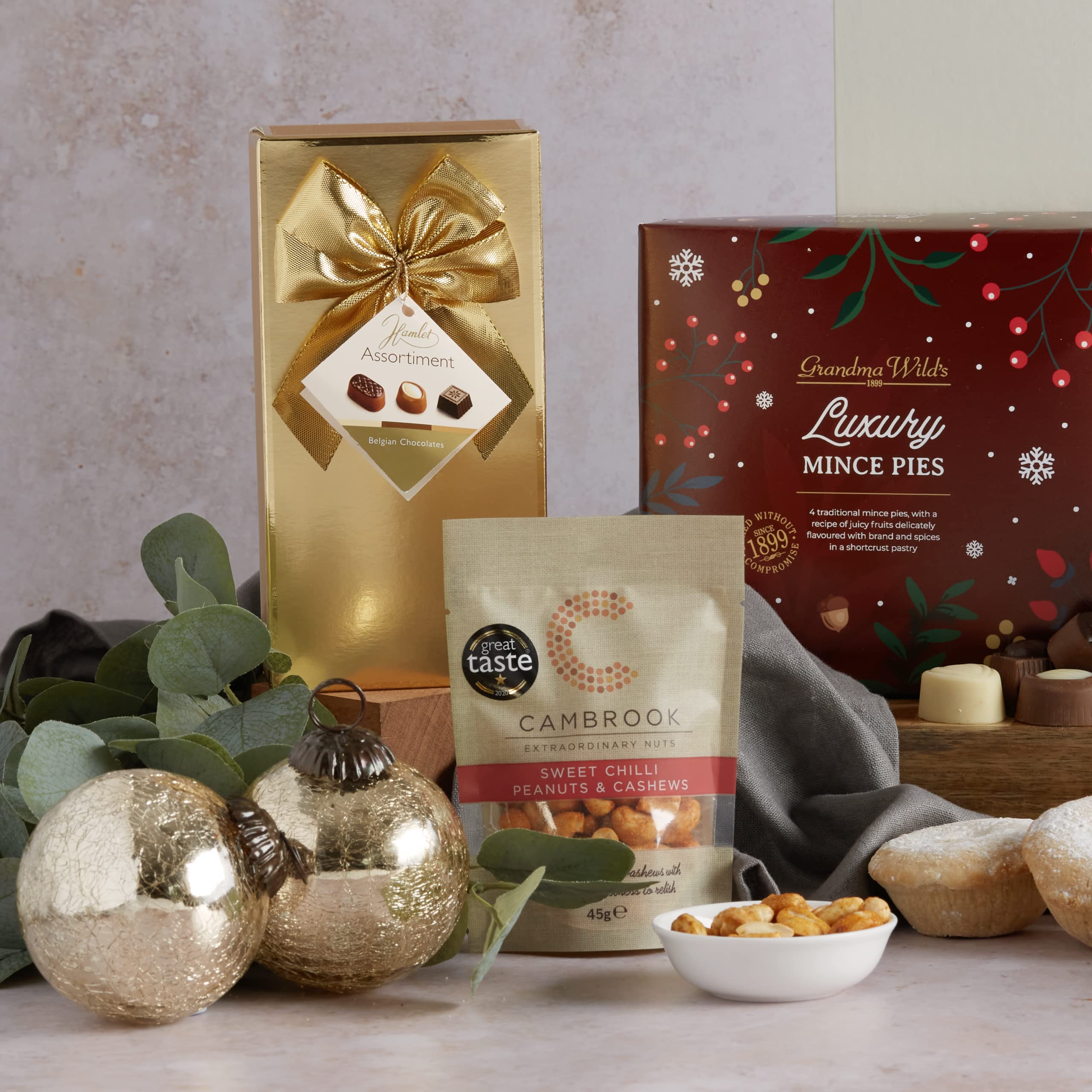 The Christmas Delights Hamper, Luxury Food Christmas Gift Hampers