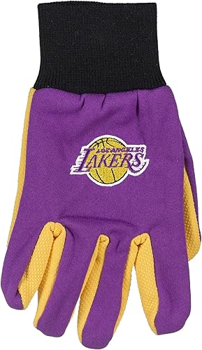 Miniatura 2 de FOCO Unisex-Adult NBA Team Logo Colored Palm Utility Gloves