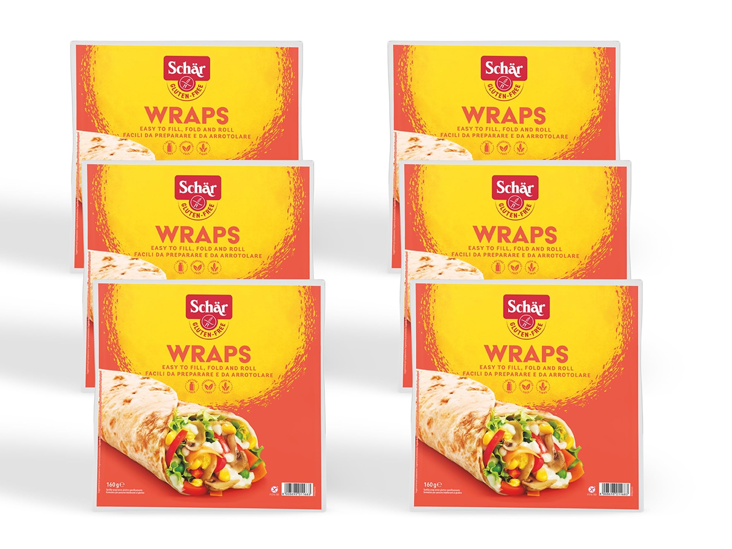 SCHAR WRAPS PIADINA ARROT 160G