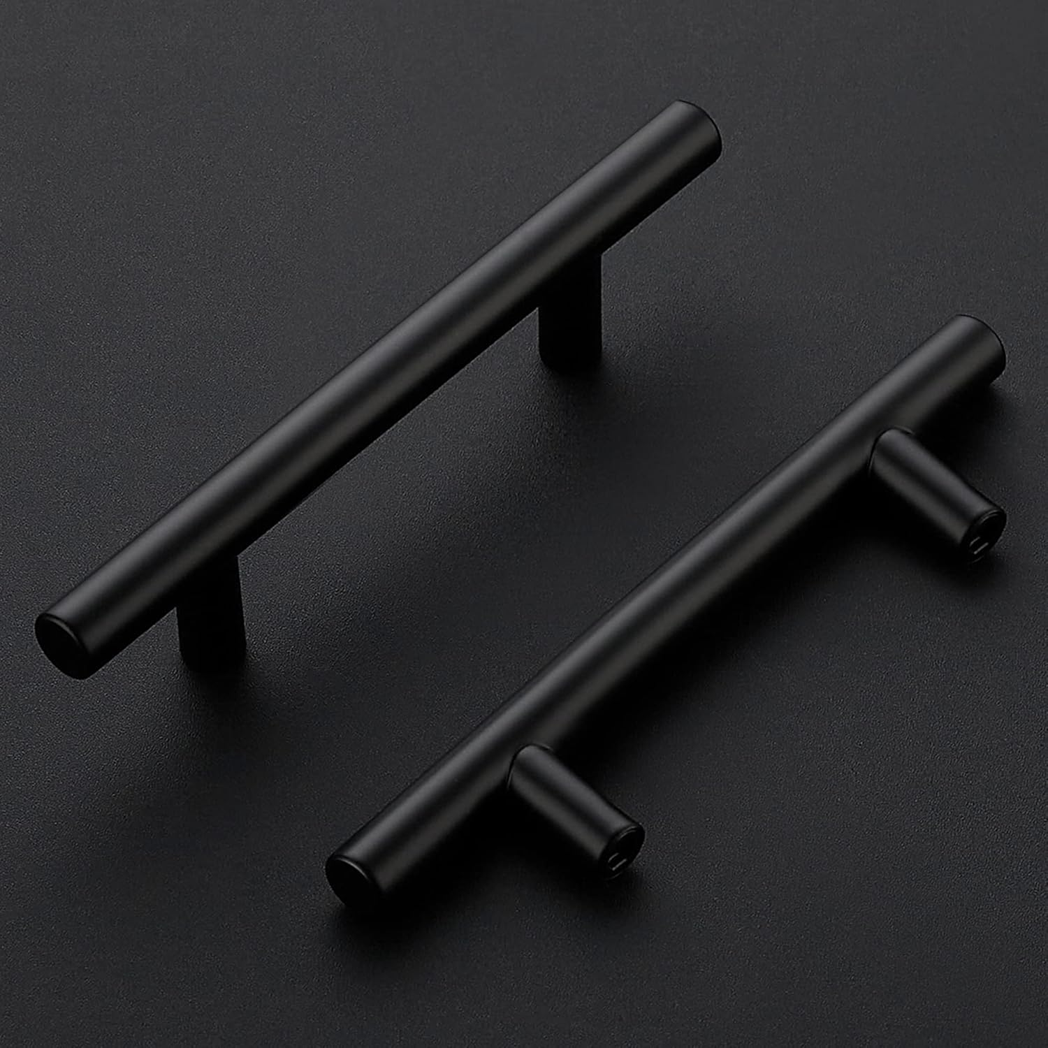 Ravinte Black Cabinet Handles 15 Pack 3-3/4 Inch Cabinet Pulls Matte Black Kitchen Cabinet Handles Modern Drawer Pulls Black Hardware for Kitchen Cabinet