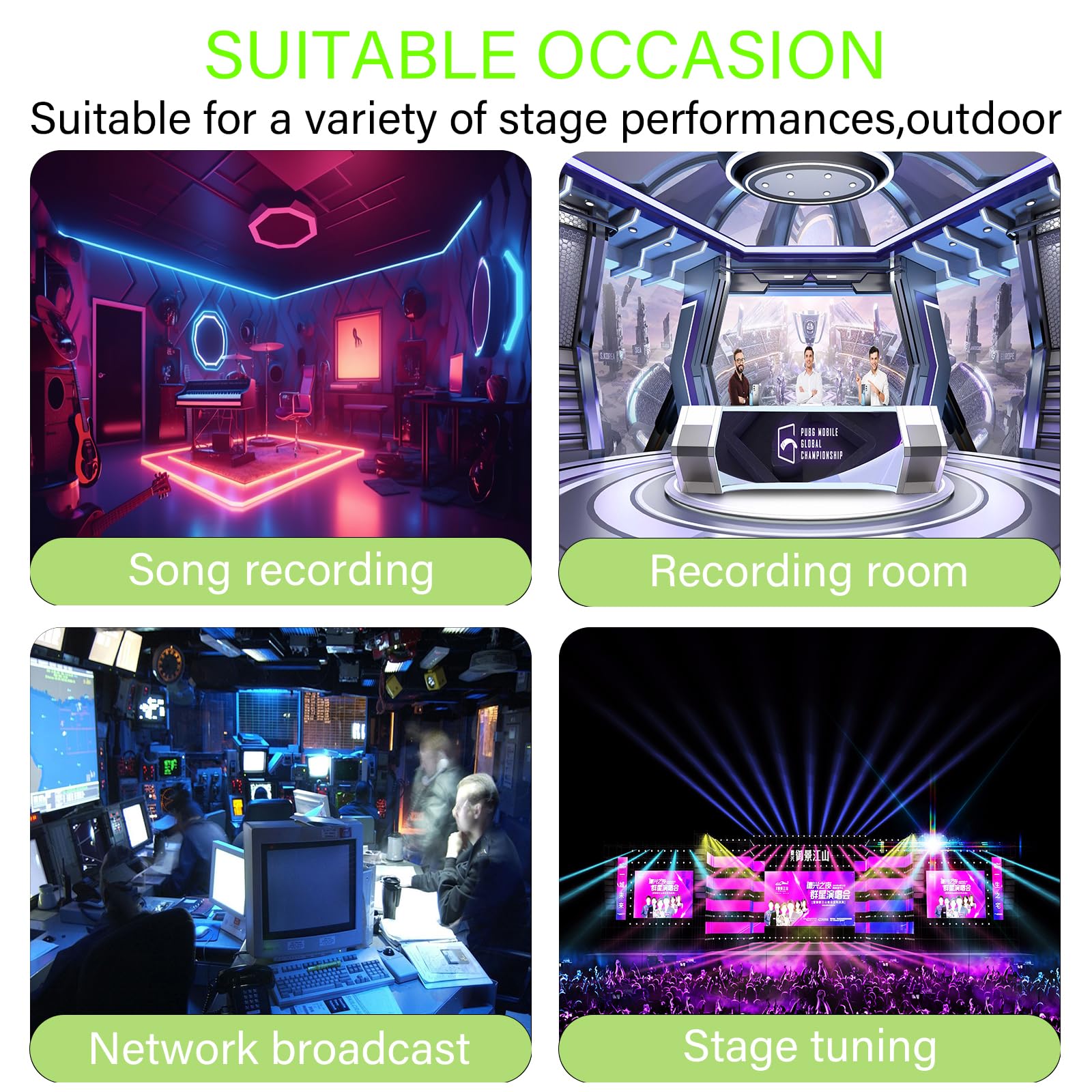 8 Channel Professional Audio Mixer Console Sound Board with 48V Phantom Power,USB Audio Interface for Live Show,Streaming Recording Music Stage Karaoke