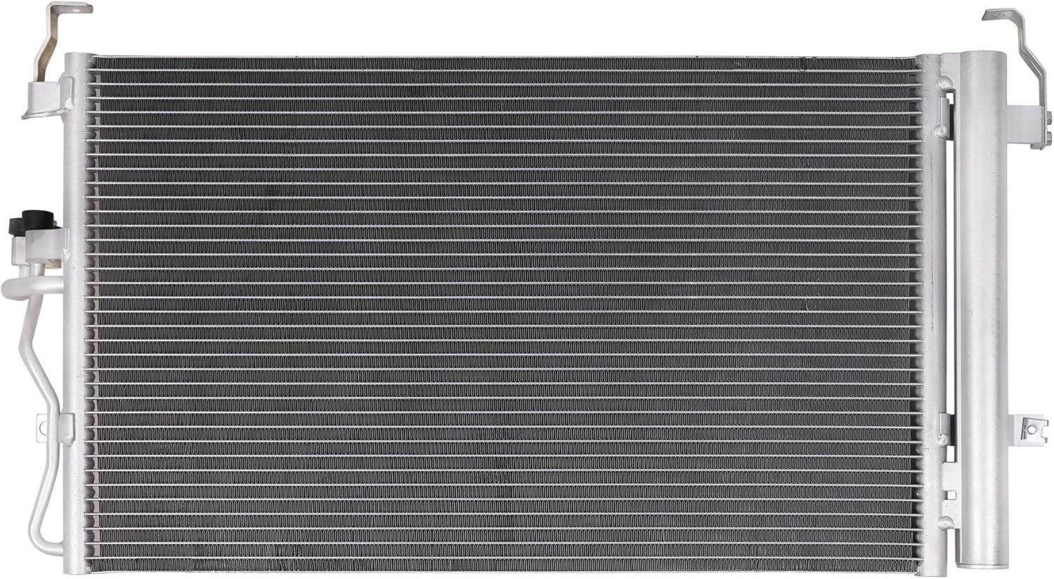 Lynol Cooling System Premium Complete Aluminum AC Condenser Replacement Compatible With 2003-2008 Hyundai Tiburon 01-06 Elantra L4 2.0L V6 2.7L HY3030101 HY3030129