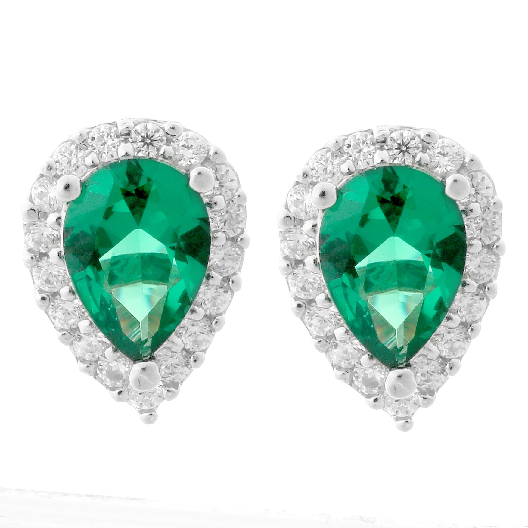 Image secondaire de Orphelia Femme 925 Argent|#Silver Balle Vert Zircon