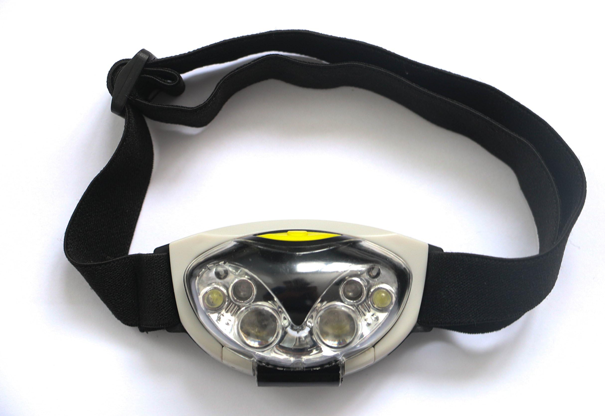 Headlamp by Nootka Active|Water Resistant Head Flashlight|3 Settings Head Light|Compact Headband for Sports, Hiking, Camping, Hunting, Backpacking & Emergencies|Batteries Included