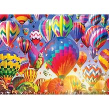 RoseArt - Color Palette - Ballooning Fun - 1000 Piece Jigsaw Puzzle for Adults