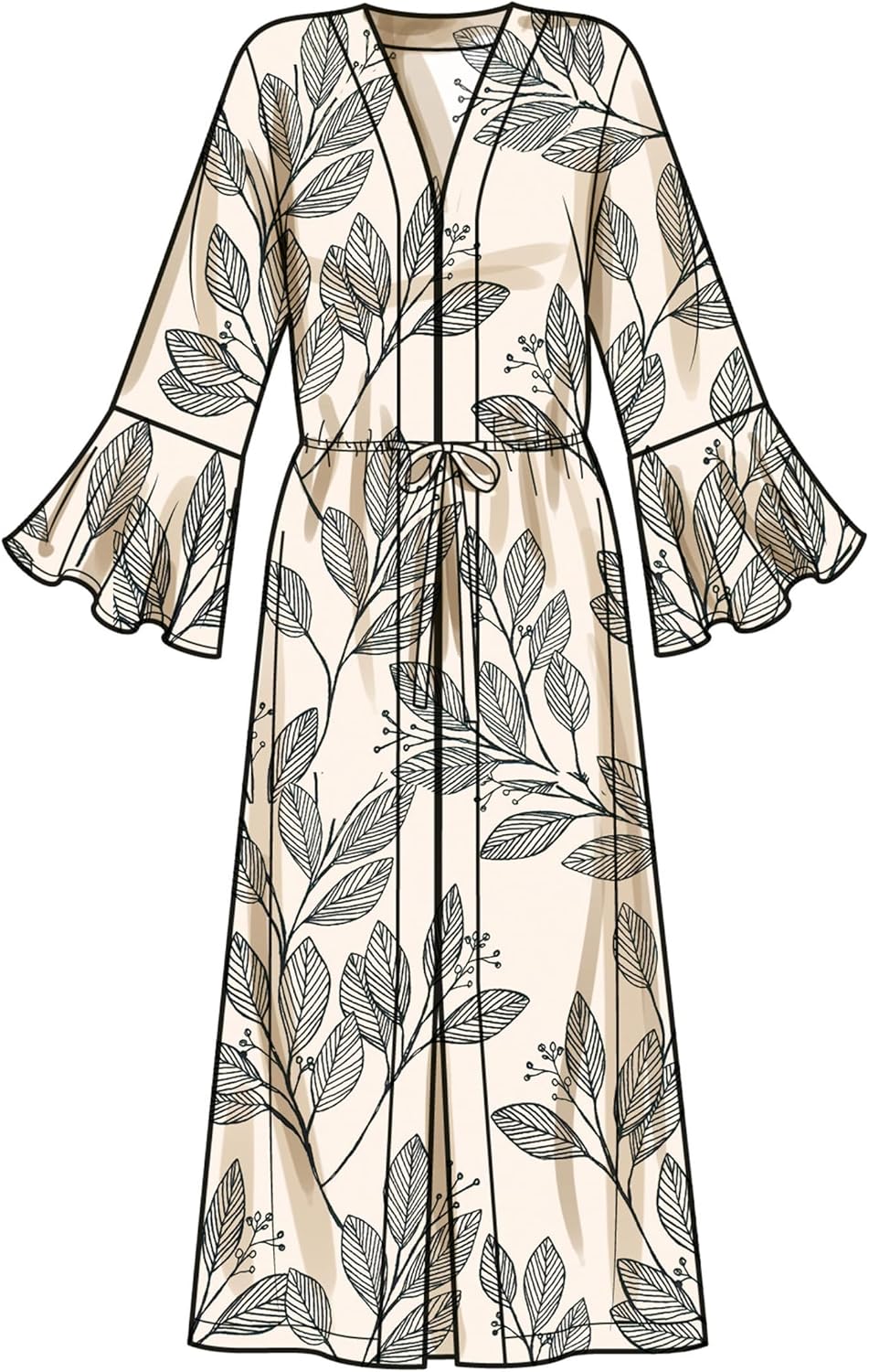 Simplicity SS9602H5 Misses' Caftan and Wrap Sewing Pattern Packet, Design Code S9602, Sizes 6-8-10-12-14