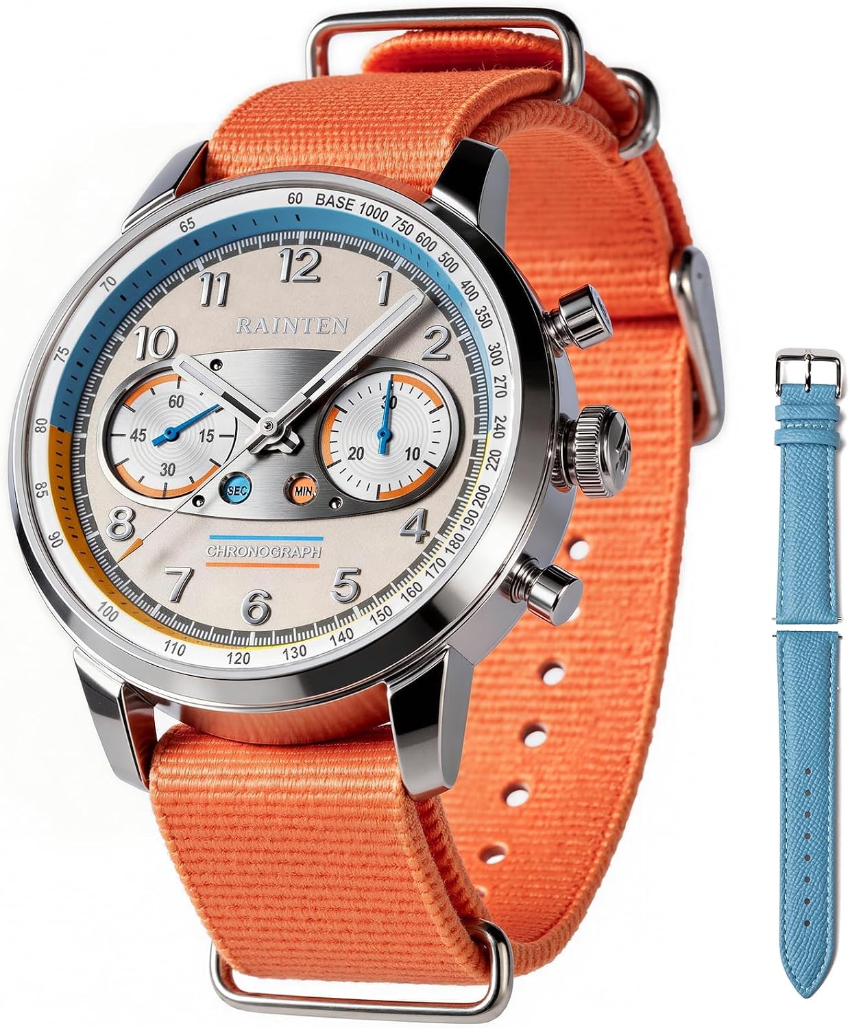 RAINTEN Chronograph Watch, Mechanical for Men, Case...