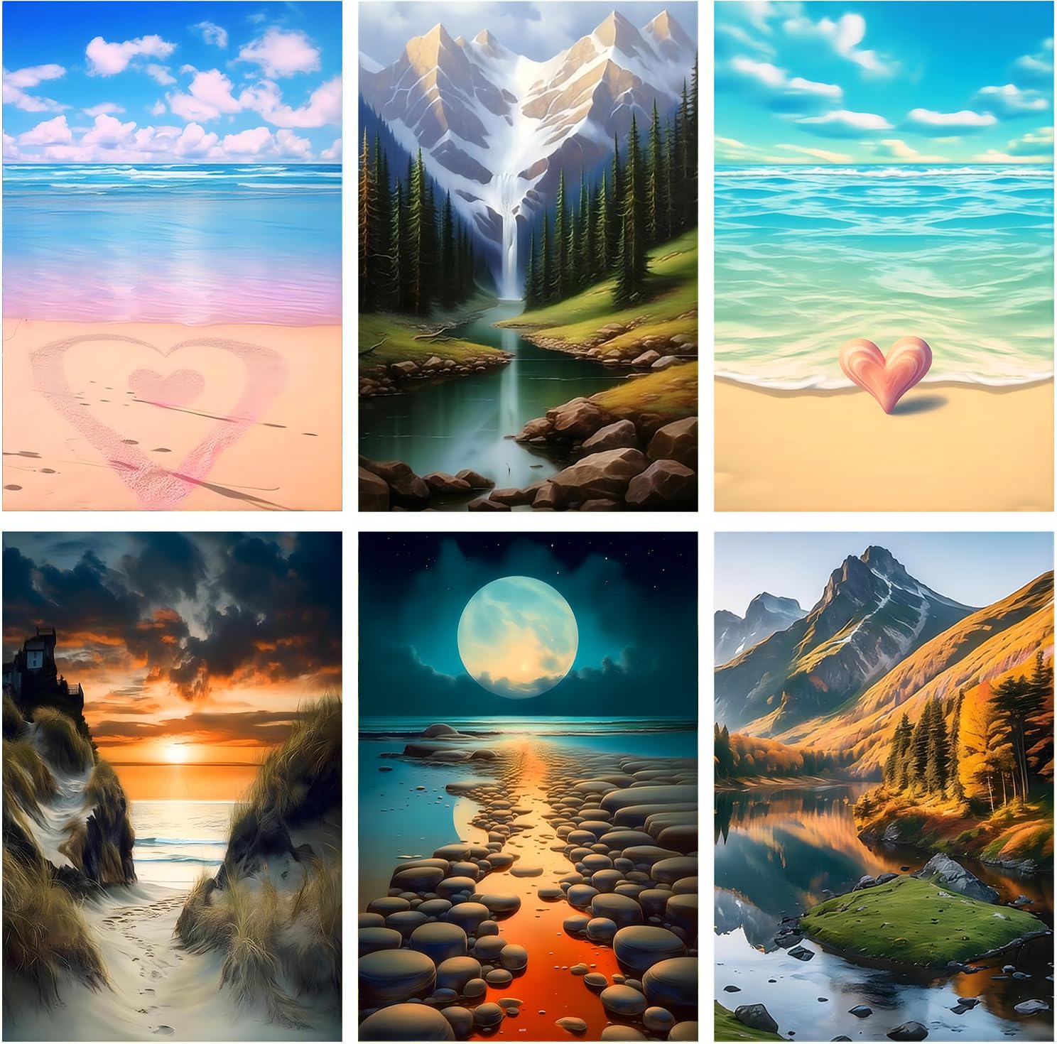 その他 DIY Diamond Art Kit Summer Breeze Bay Summer Breeze Bay – Diamond Art Club