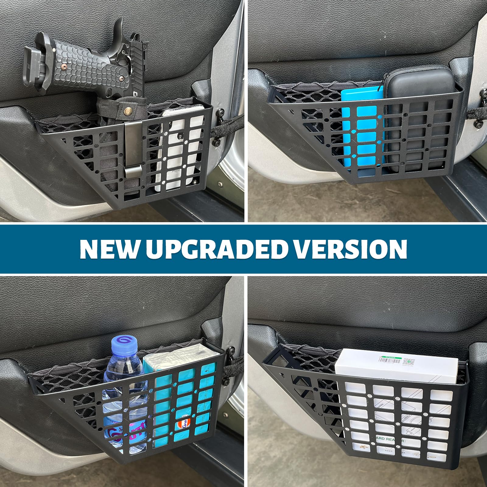 Aazon.co: JTYZS Etal Rear Door Storage Box Pockets For 2007-2018 - View #3