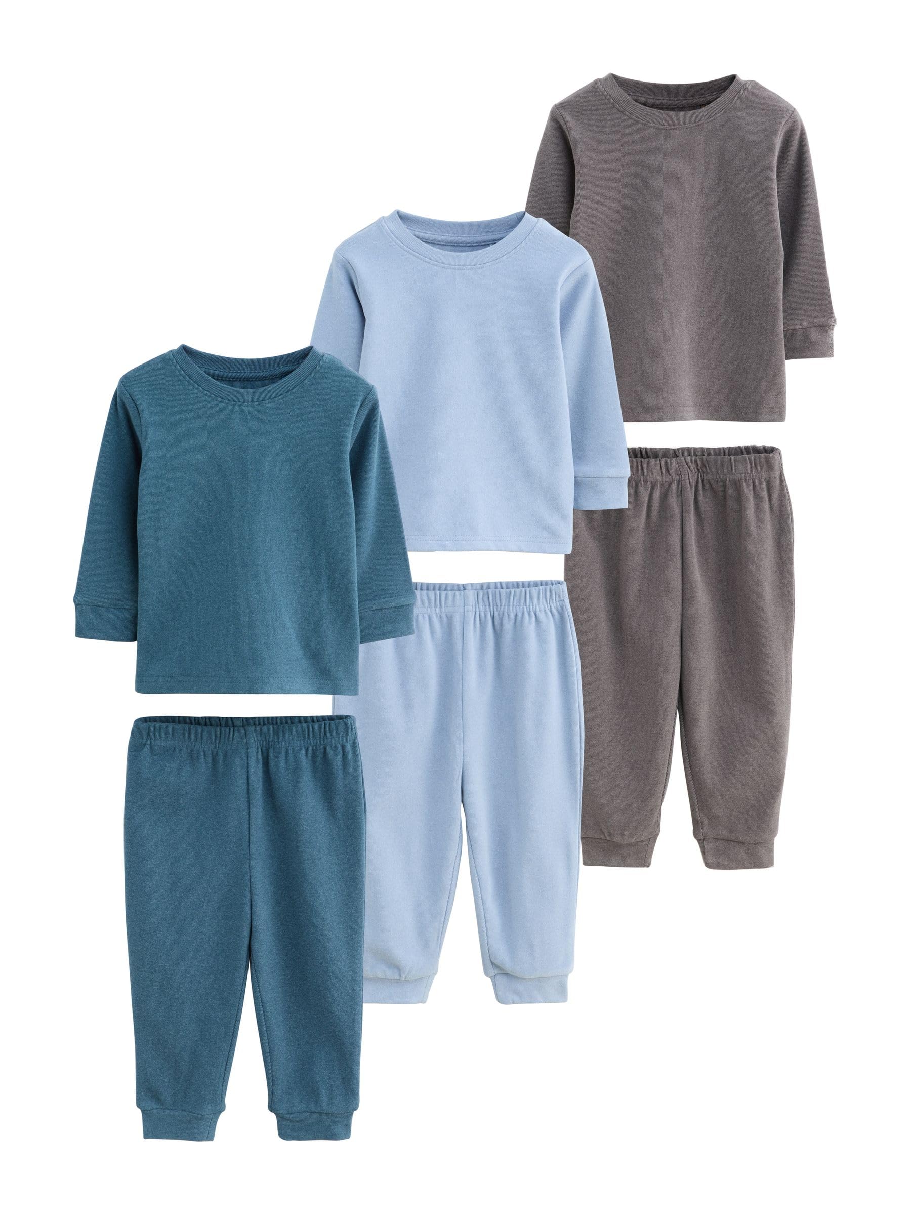 NEXT Ragazzo Confezione da 3 Pigiami Comodi | Bambino, Standard, Mid Rise, Pull On, Lavabile in lavatrice
