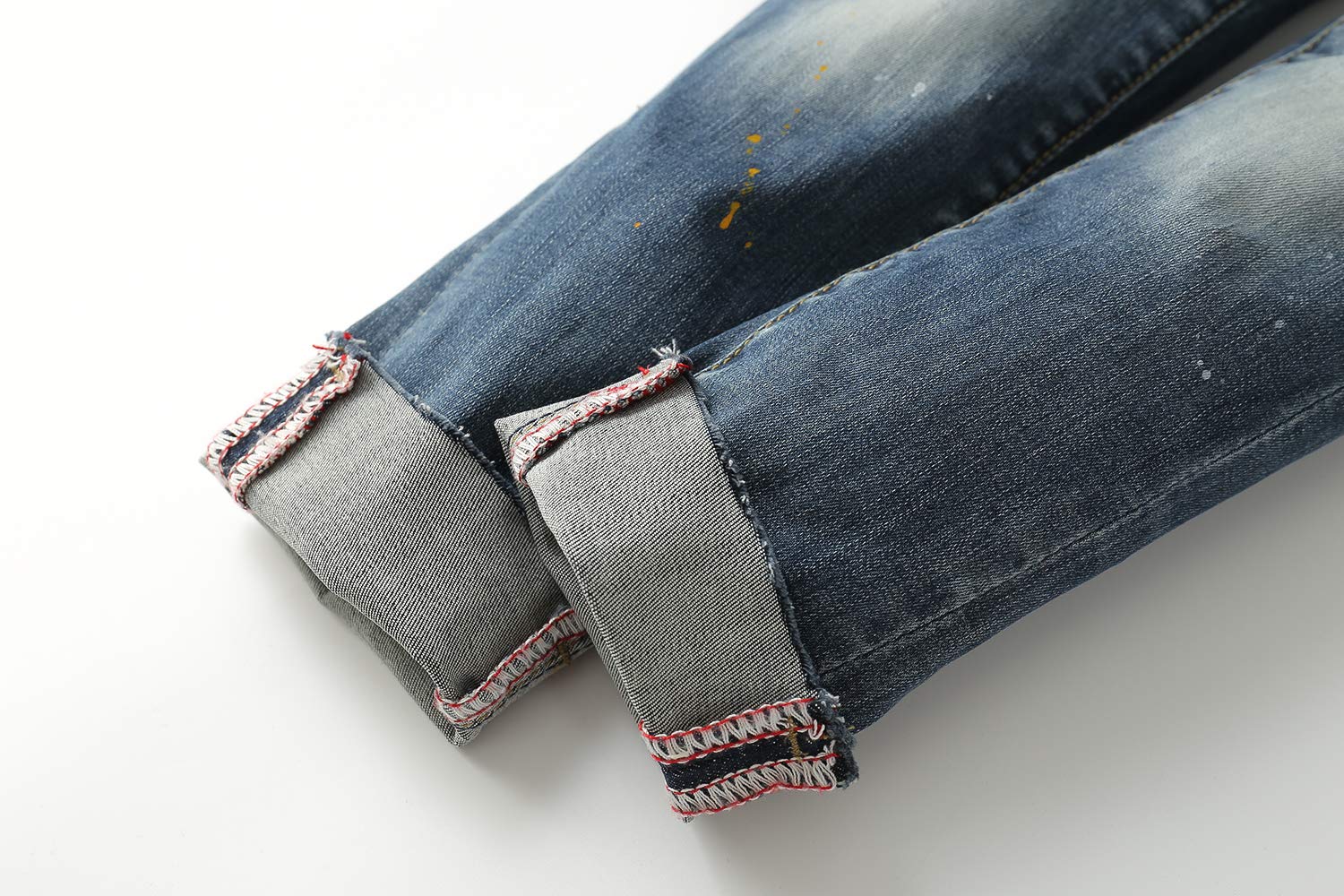 KIDSCOOL SPACE Jean bébé Fille garçon, Bande élastique à Anneau en D à l'intérieur d'un Pantalon en Denim déchiré