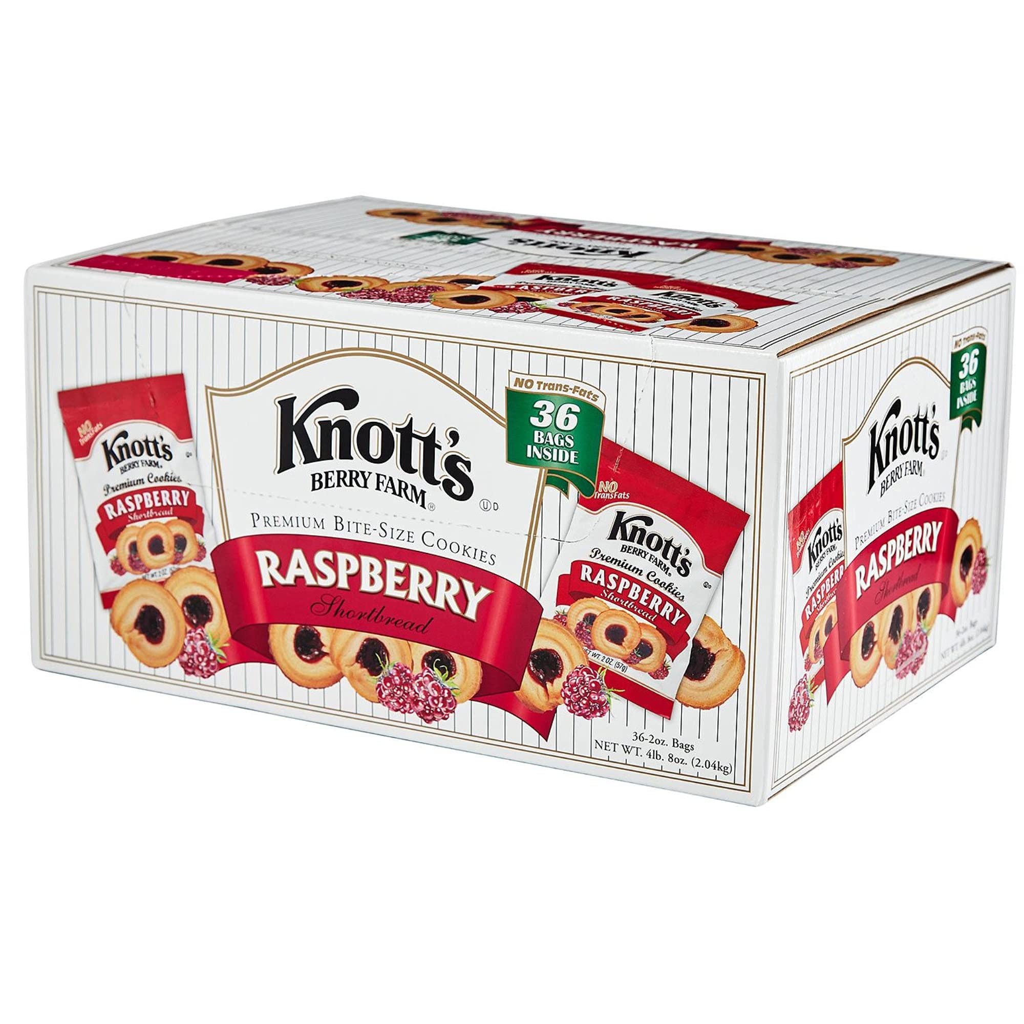 Knott S Berry Farm Raspberry Shortbread Cookies (2 Oz, 36 Pk.) Wholesale, Cheap, Discount, Bulk (1 - Pack)