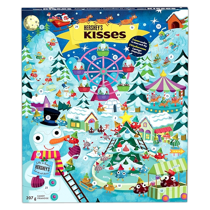 Hershey's Kisses Chocolate Advent Calendar 2024